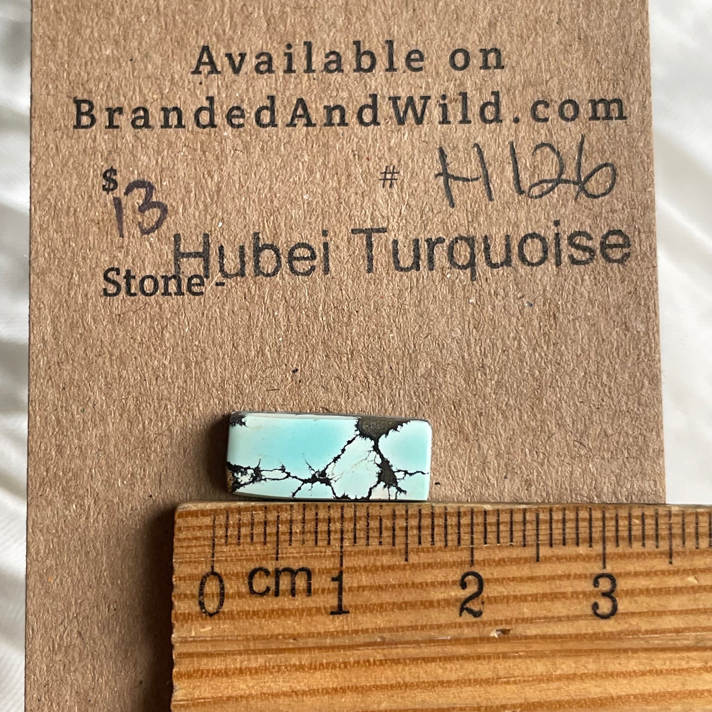 Hubei Turquoise Cabochon - H126 5029E3A0-0DF5-4DC1-8F12-BCE02DD2D5D3 Brandedandwild.com