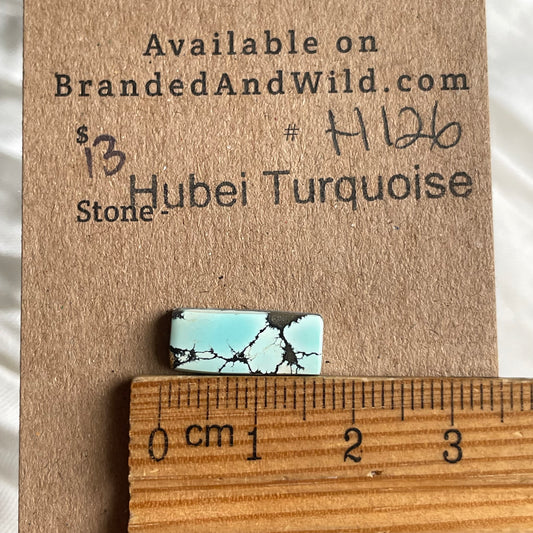 Hubei Turquoise Cabochon - H126 5029E3A0-0DF5-4DC1-8F12-BCE02DD2D5D3 Brandedandwild.com