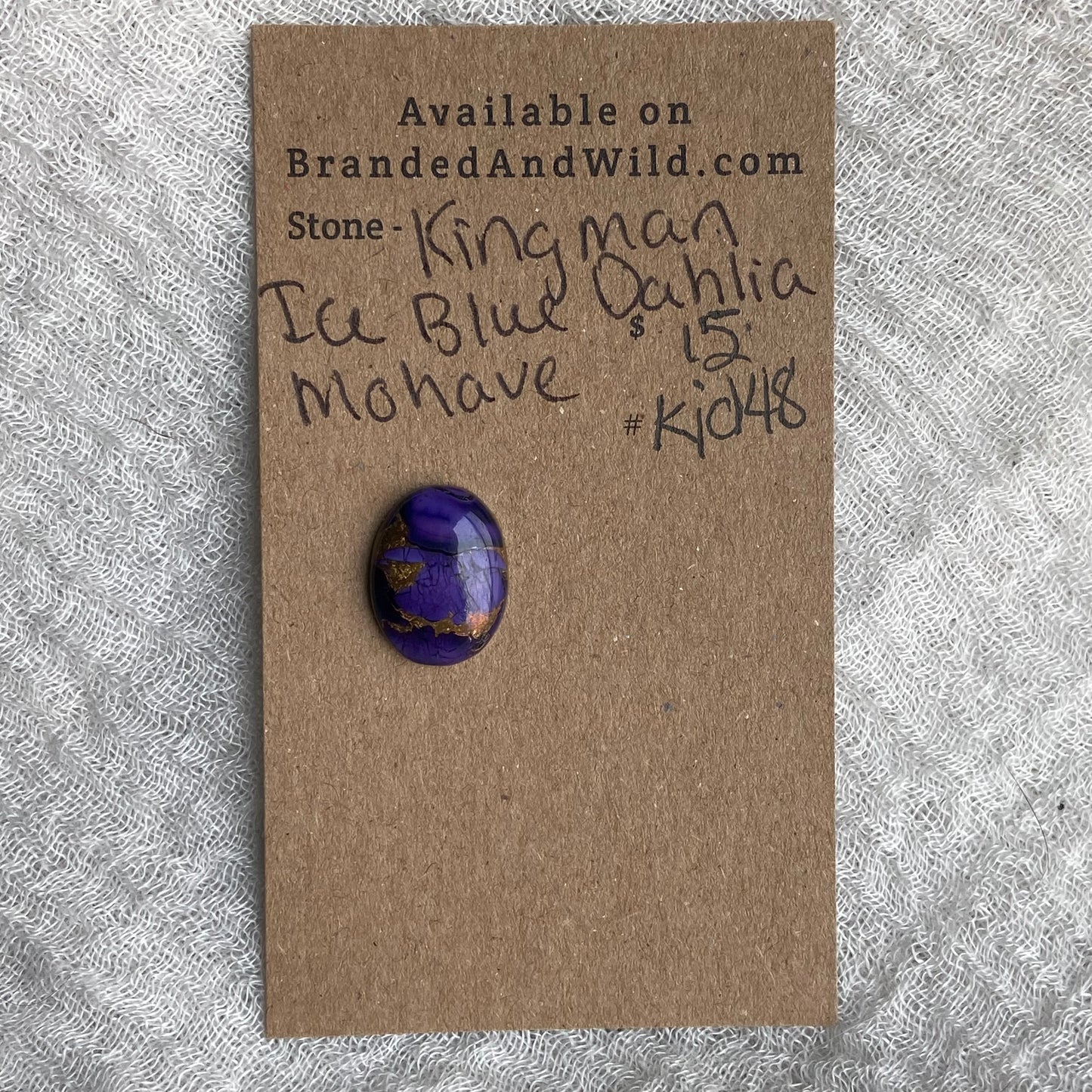 Kingman Ice Blue Dahlia Mohave - KID48