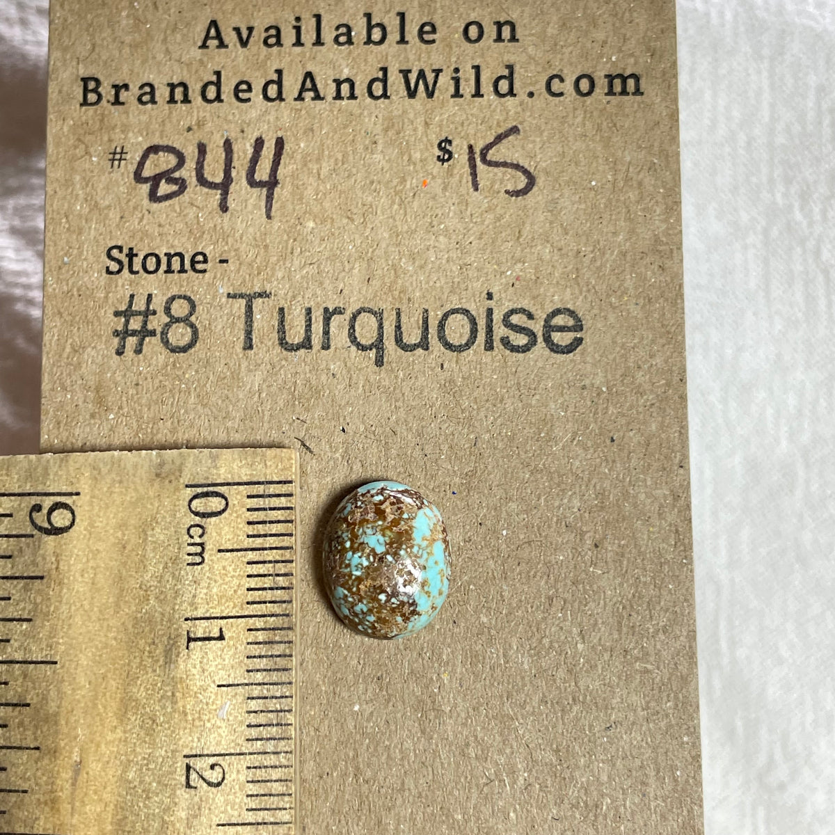 #8 Turquoise Cabochon - 844 507520E7-31EA-429F-8223-32ADEBAF4D91 Brandedandwild.com