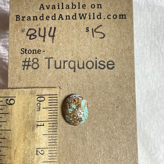 #8 Turquoise Cabochon - 844 507520E7-31EA-429F-8223-32ADEBAF4D91 Brandedandwild.com