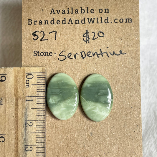 Serpentine - Cabochon - S27 50A82A3F-988D-433C-85C4-FAA7C7A64712 Brandedandwild.com