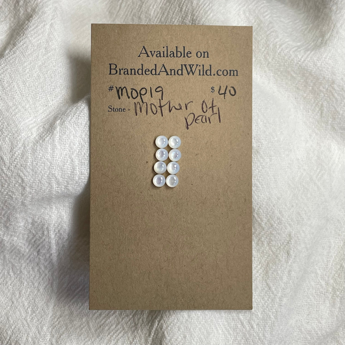 Mother of pearl cabochon - MP19 50B52D7C-B287-444E-9562-E8F35A793EA8 Brandedandwild.com