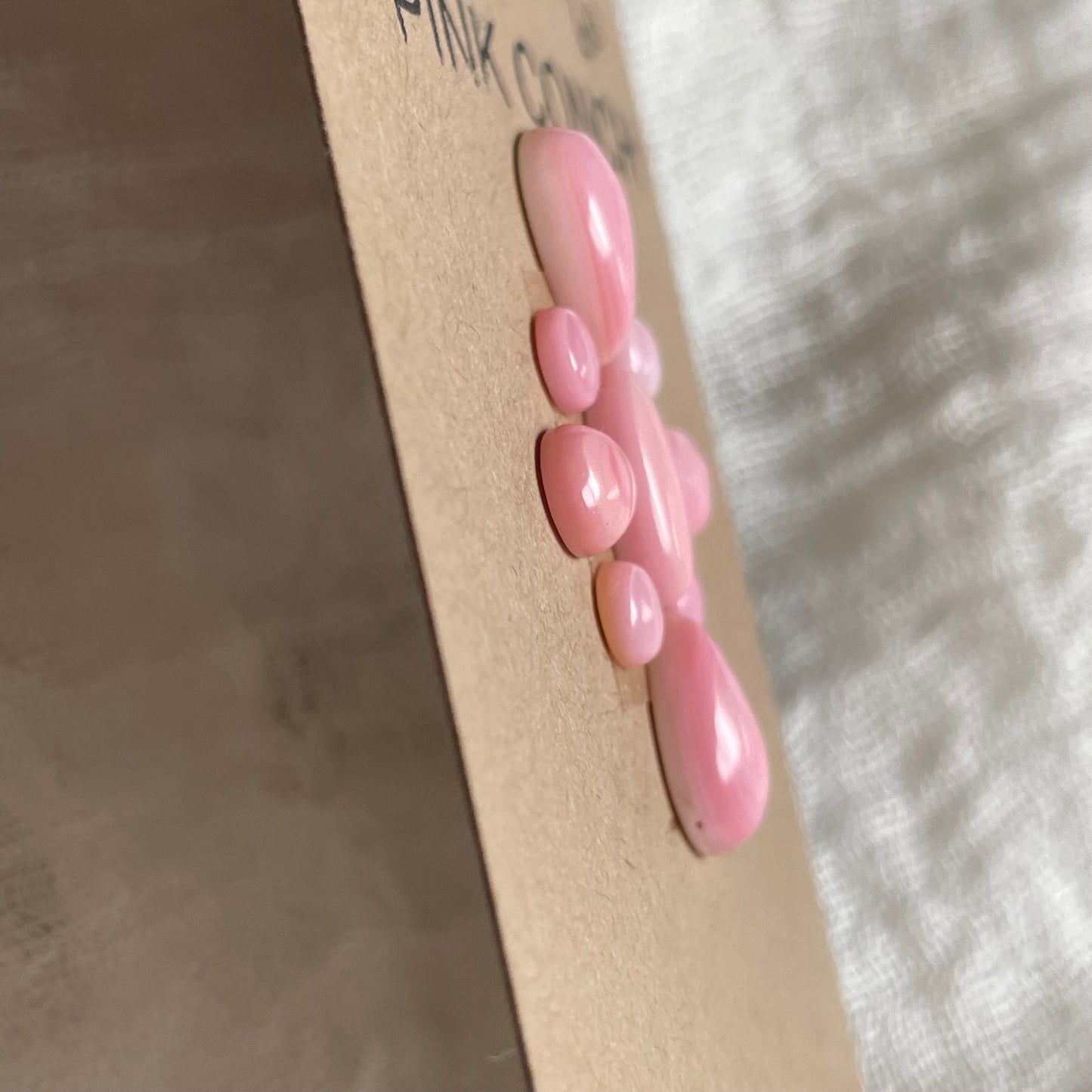 Pink Conch Cabochon - PC19 50BAD8C4-2BA7-4E27-A6A6-18C272BFA9C4 Brandedandwild.com