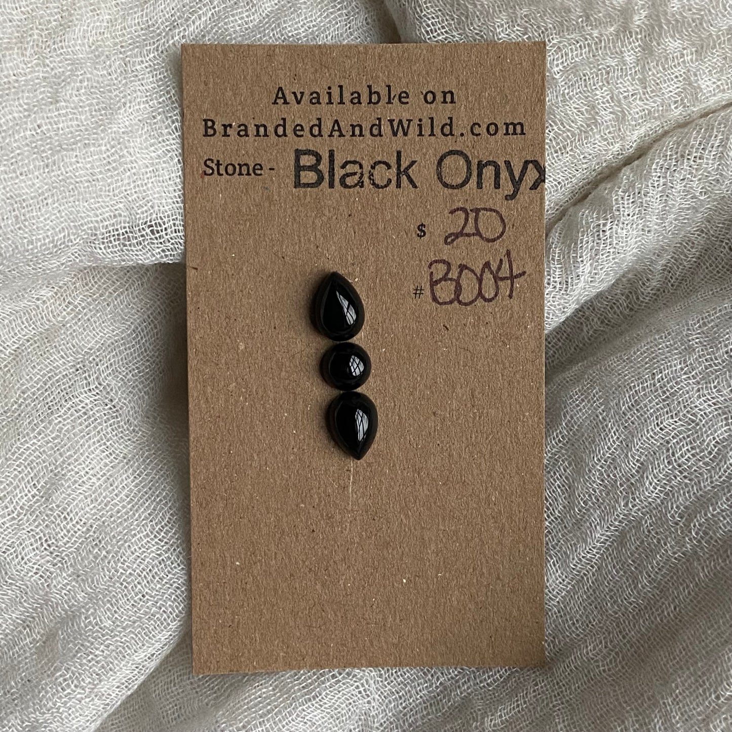 Black Onyx - Cabochon - BO04