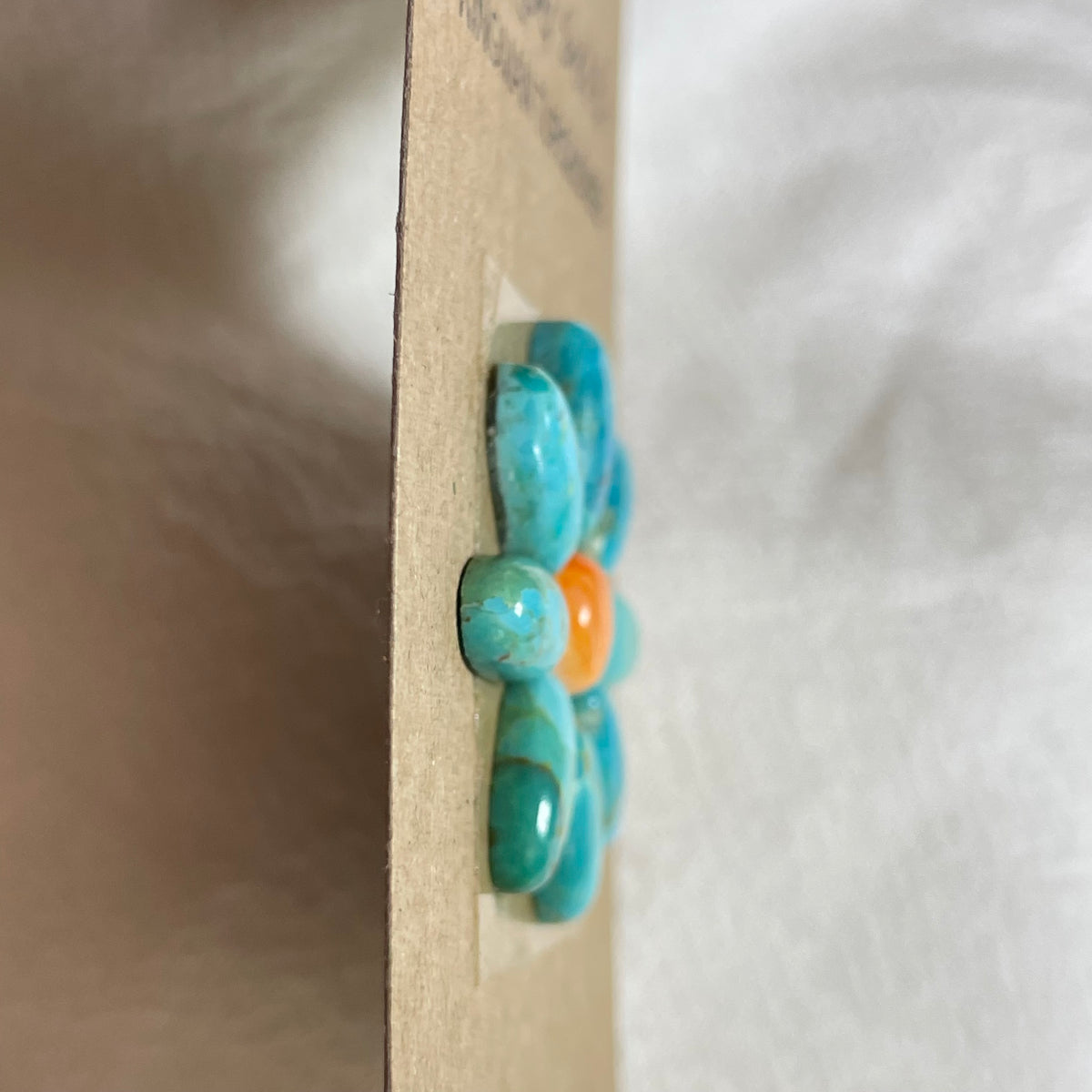 Kingman Turquoise / Oyster Shell Cabochon - KO20