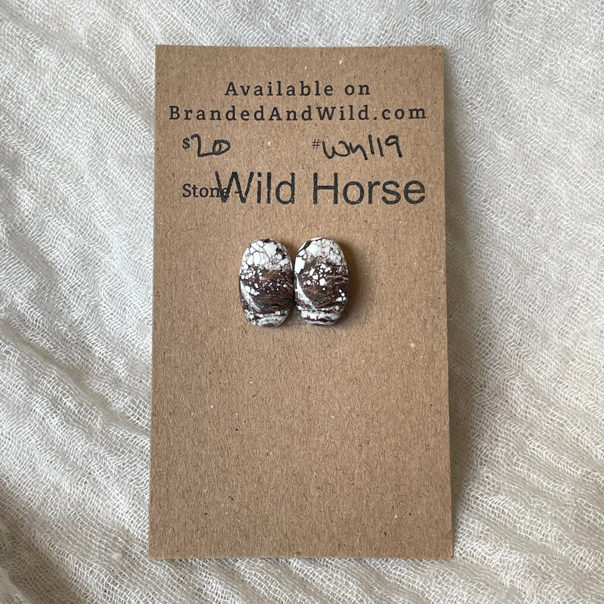 Wild Horse Cabochon - WH119 50D9212E-9833-45FA-A013-CC9155D7E444 Brandedandwild.com