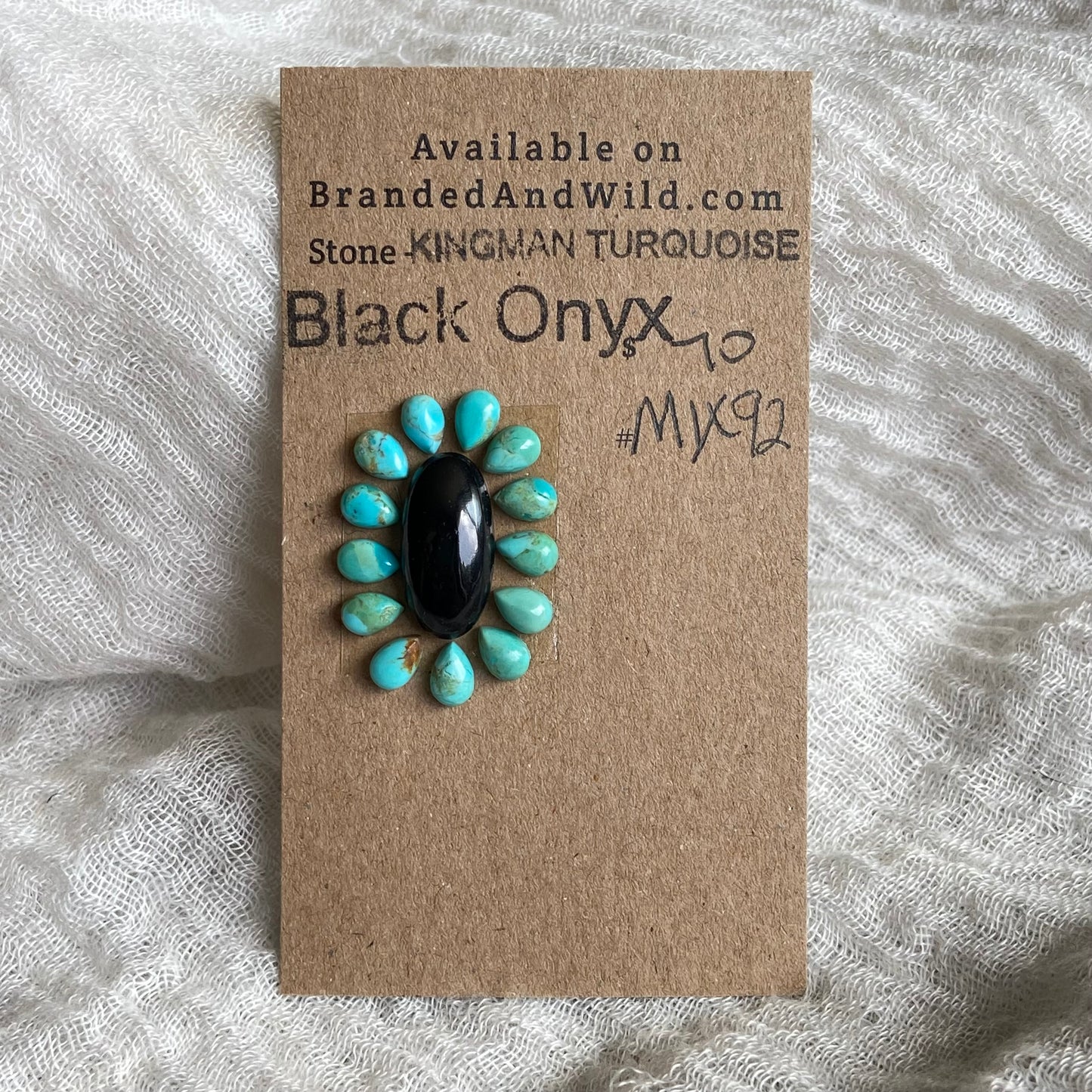 Kingman / Black Onyx Cabochon - Mix92 50EA27DE-65B3-436E-9A31-CCC7A3306A98 Brandedandwild.com