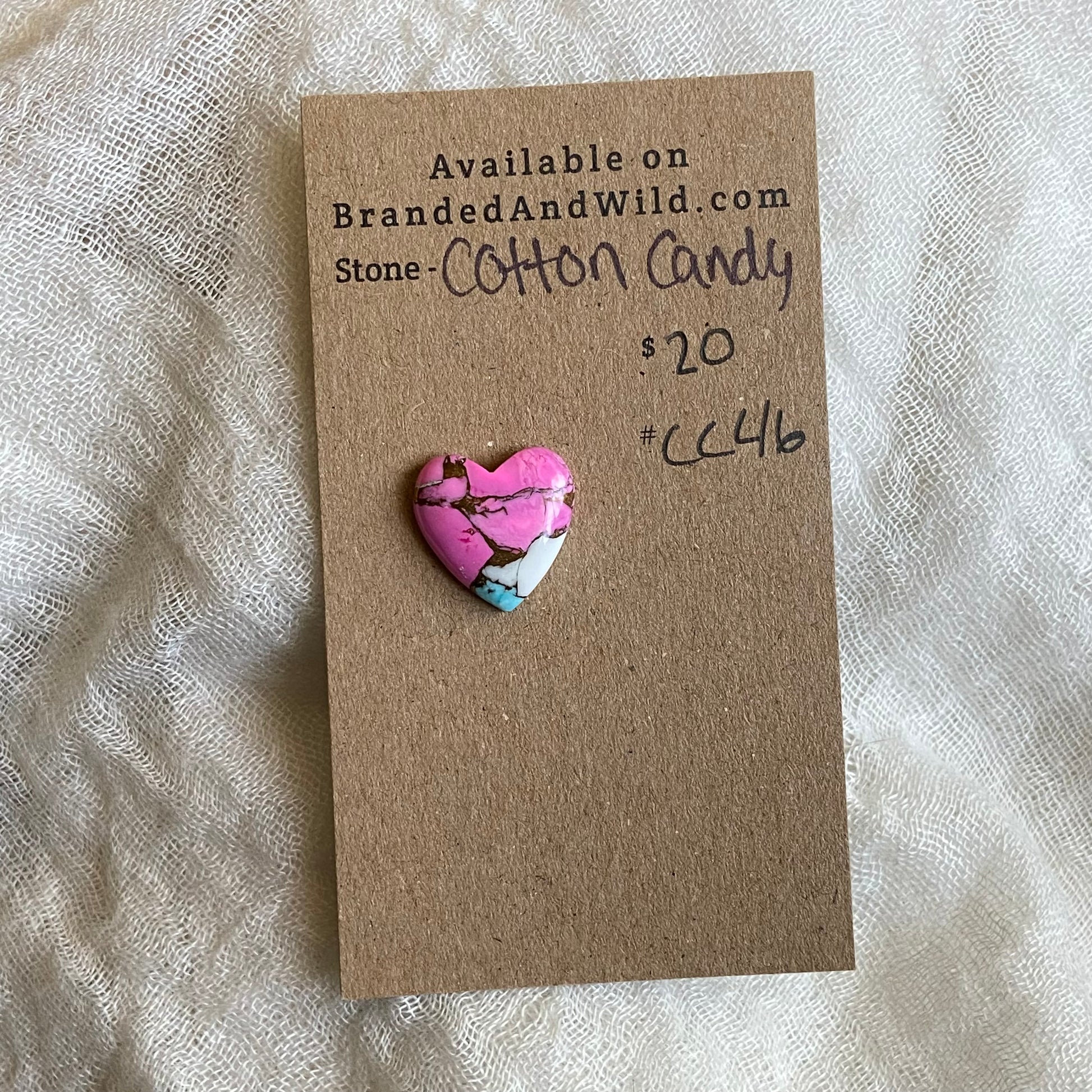 Cotton Candy Cabochon - CC86 50FB4920-4785-413F-AD4C-4DDAAB319C04 Brandedandwild.com