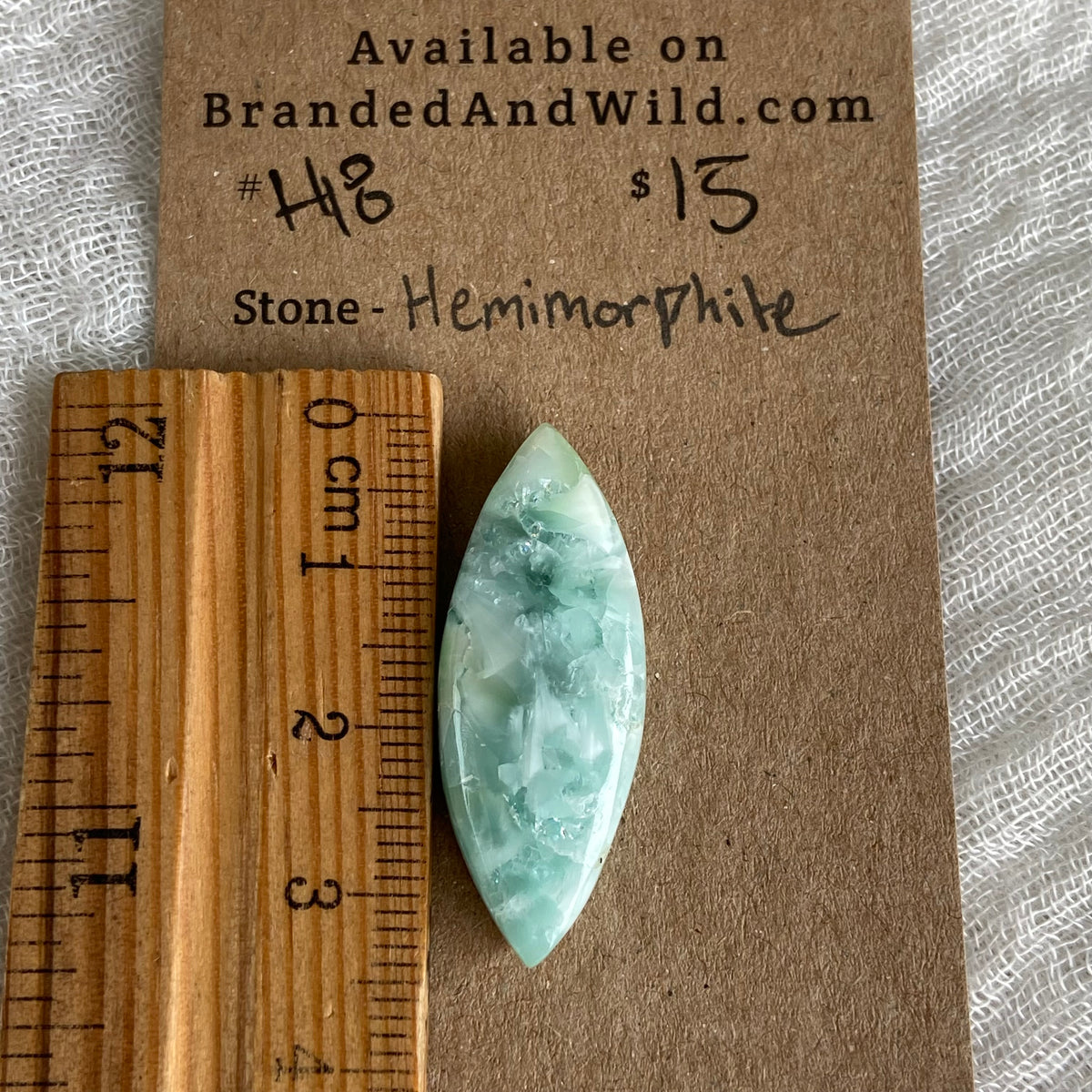 Hemimorite Cabochon - H18