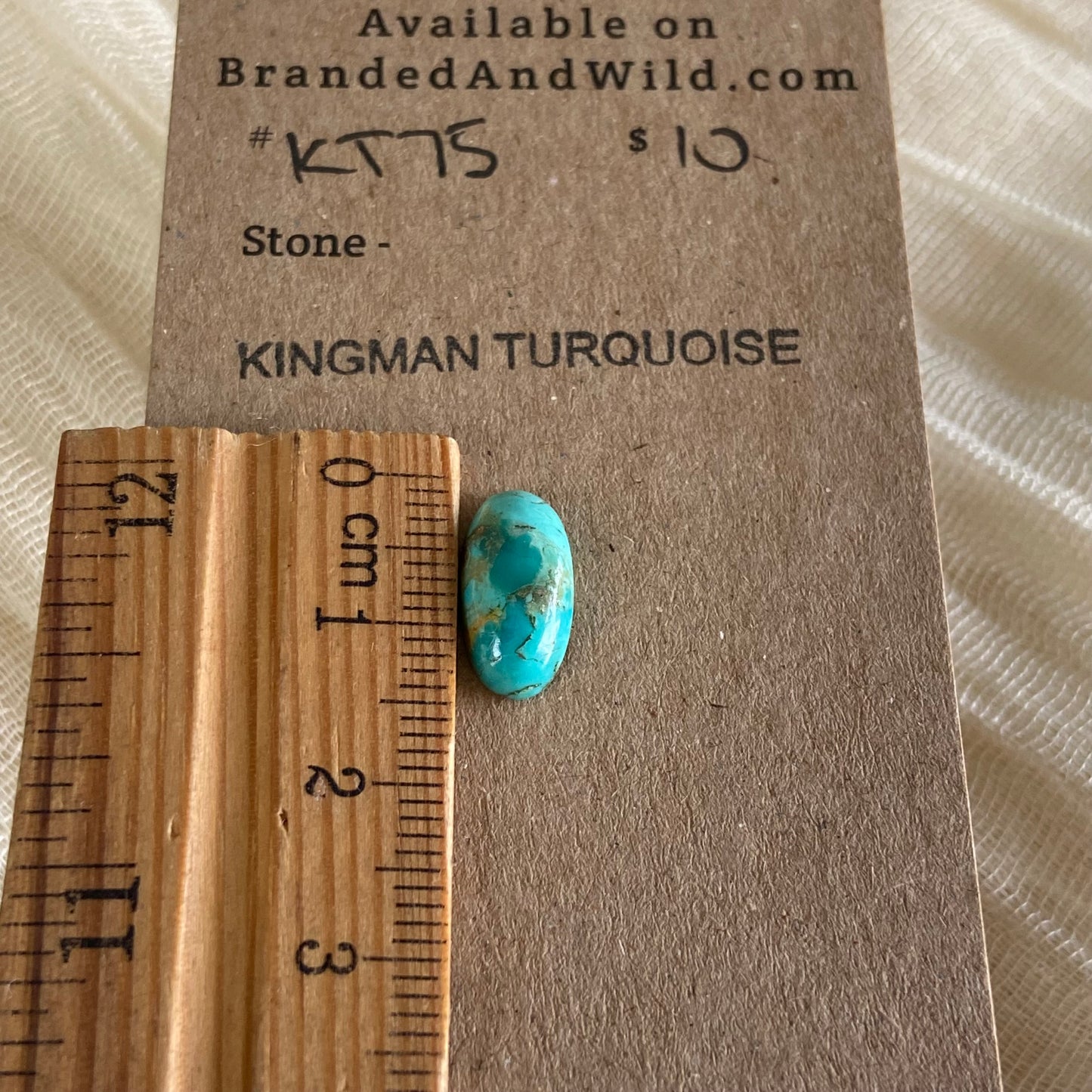 Kingman Turquoise Cabochon - KT75 515A7BF0-B1A5-448C-8A0B-17C680317476 Brandedandwild.com