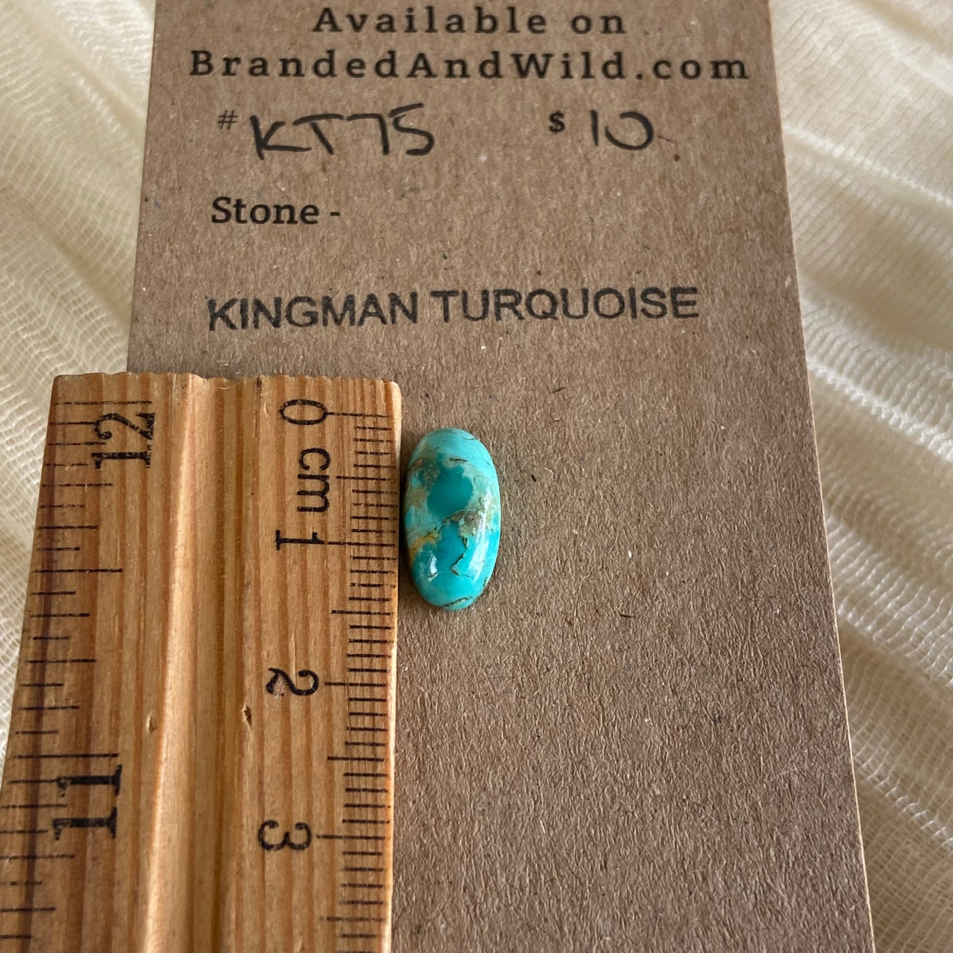 Kingman Turquoise Cabochon - KT75 515A7BF0-B1A5-448C-8A0B-17C680317476 Brandedandwild.com