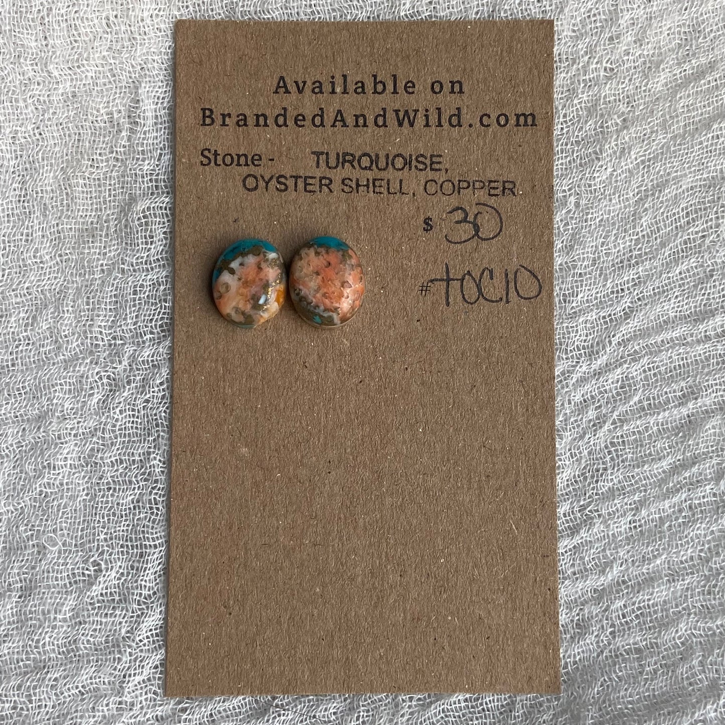 Turquoise, Oyster Shell, Copper - TOC10