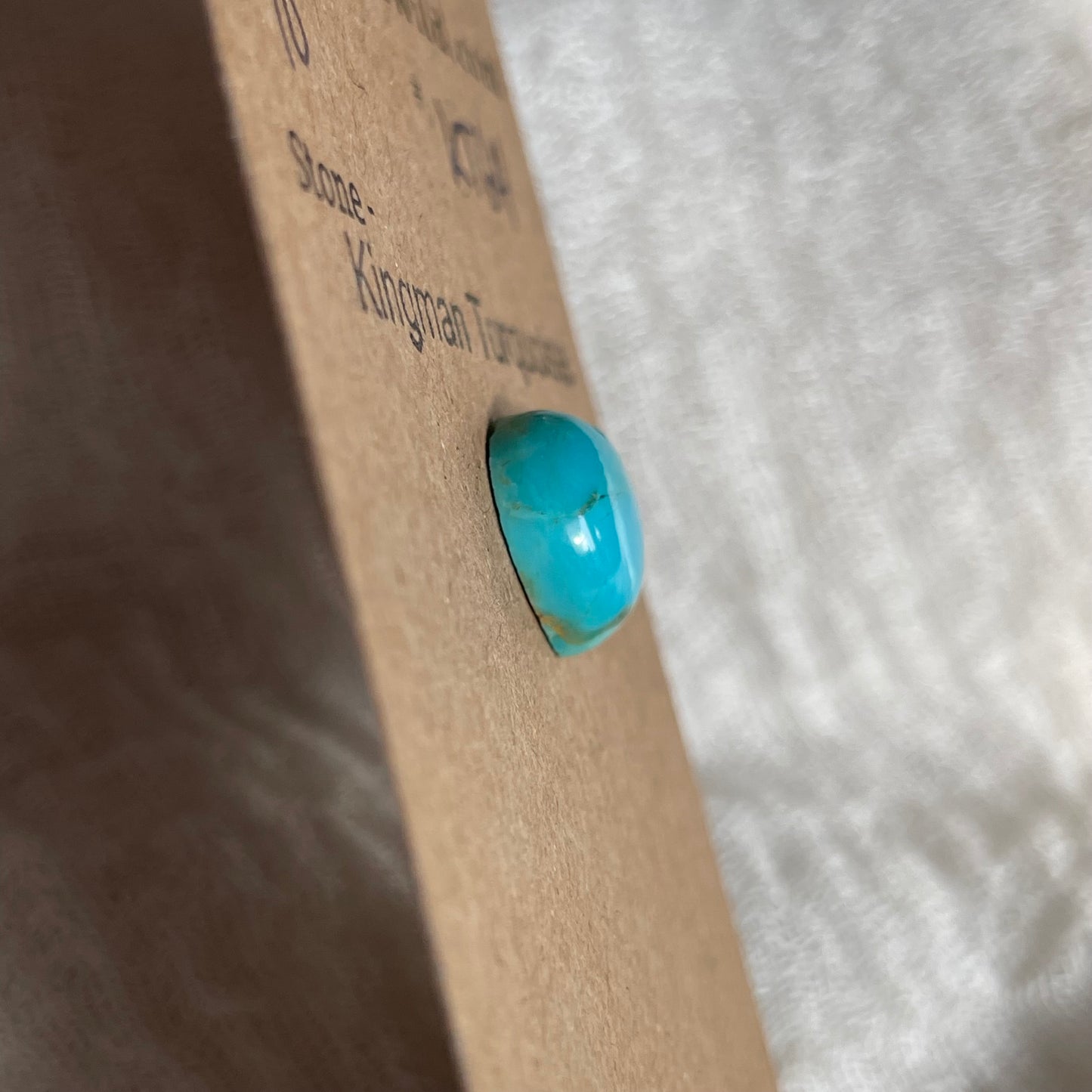 Kingman Turquoise Cabochon - KT64 5184334A-7C12-4674-BCD0-EDF1B58E11B8 Brandedandwild.com
