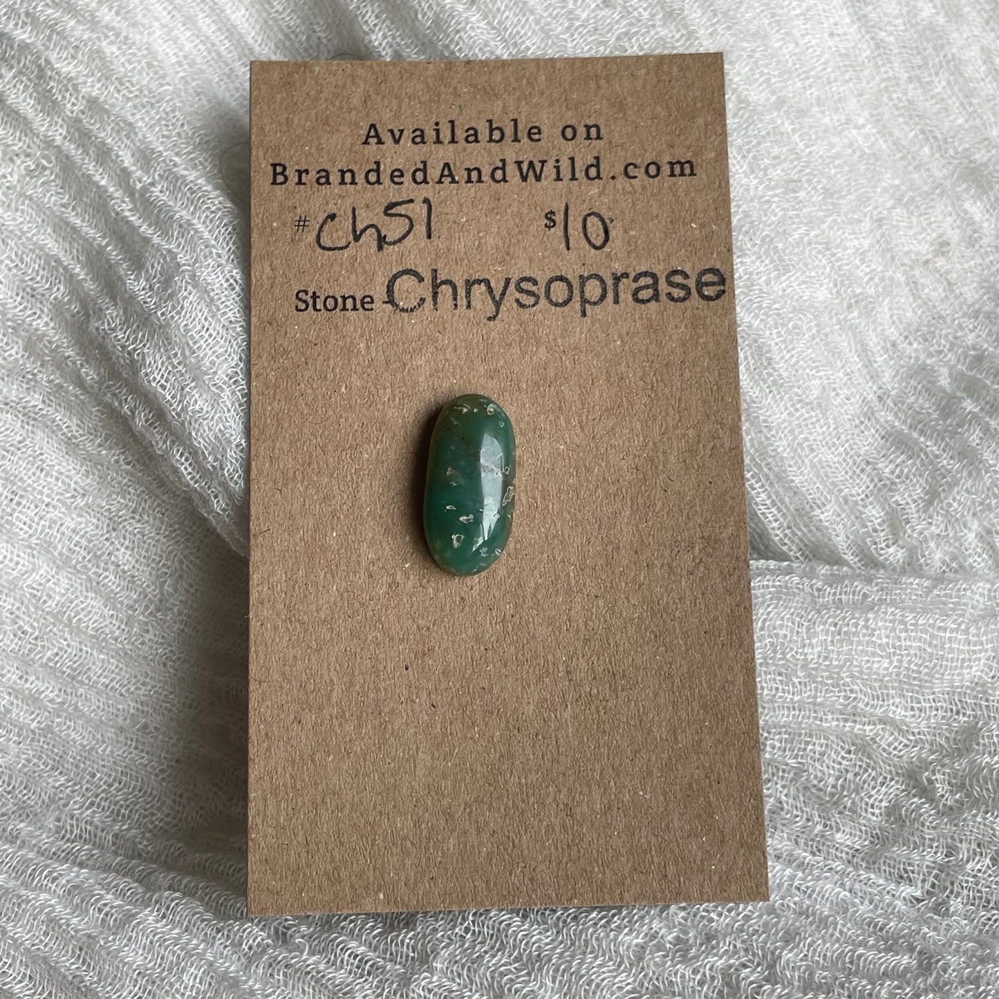 Chrysoprase Cabochon - Ch51