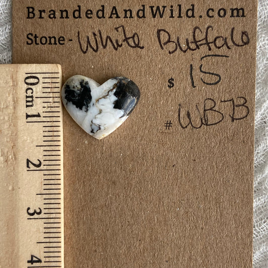 White Buffalo Cabochon - WB73