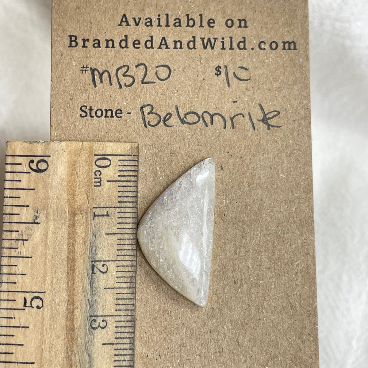 Belomrite Moonstone Cabochon - MB20 51D2DF27-A872-43F0-82E2-EB5B8AB45CB1 Brandedandwild.com