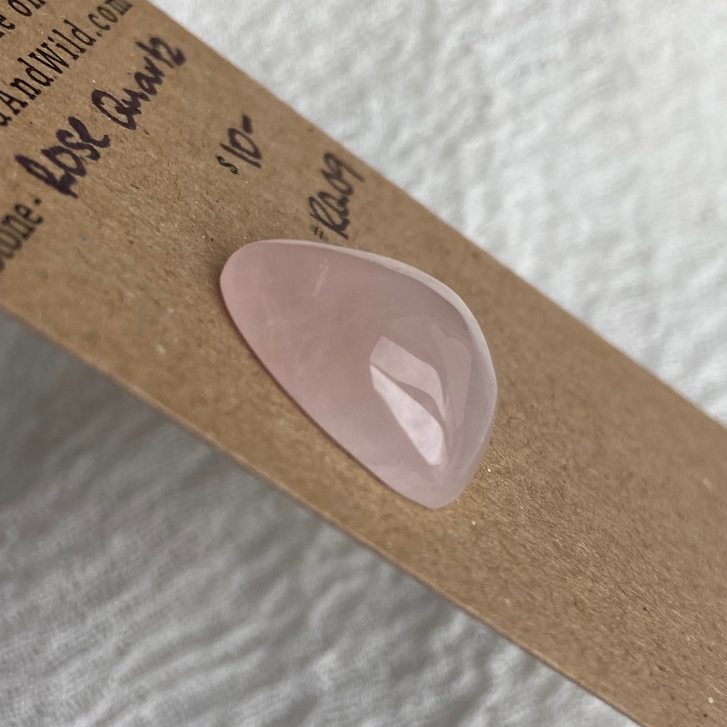 Rose Quartz Cabochon - RQ09
