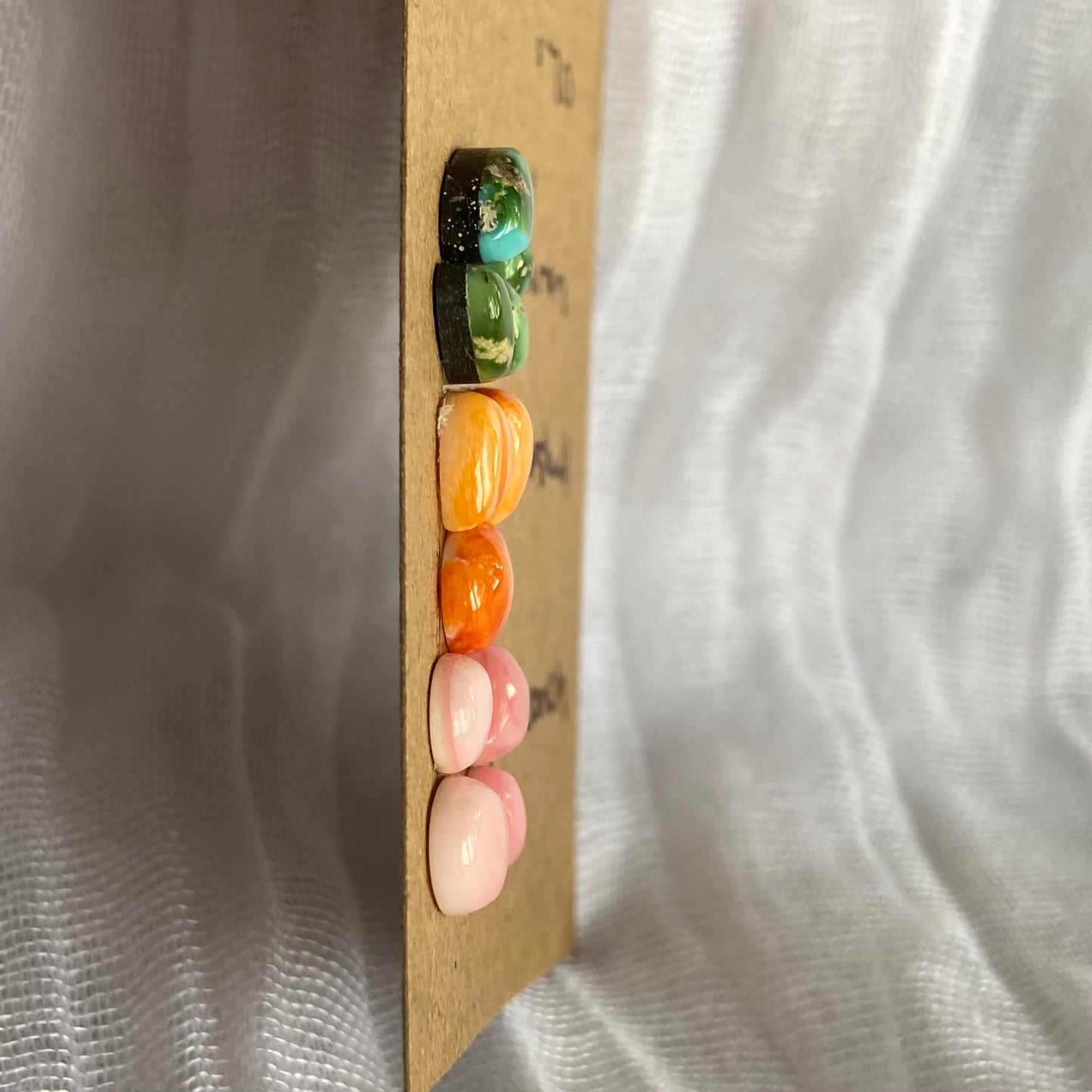 Pink Conch / Sonoran / Oyster S Cabochon - MIX115