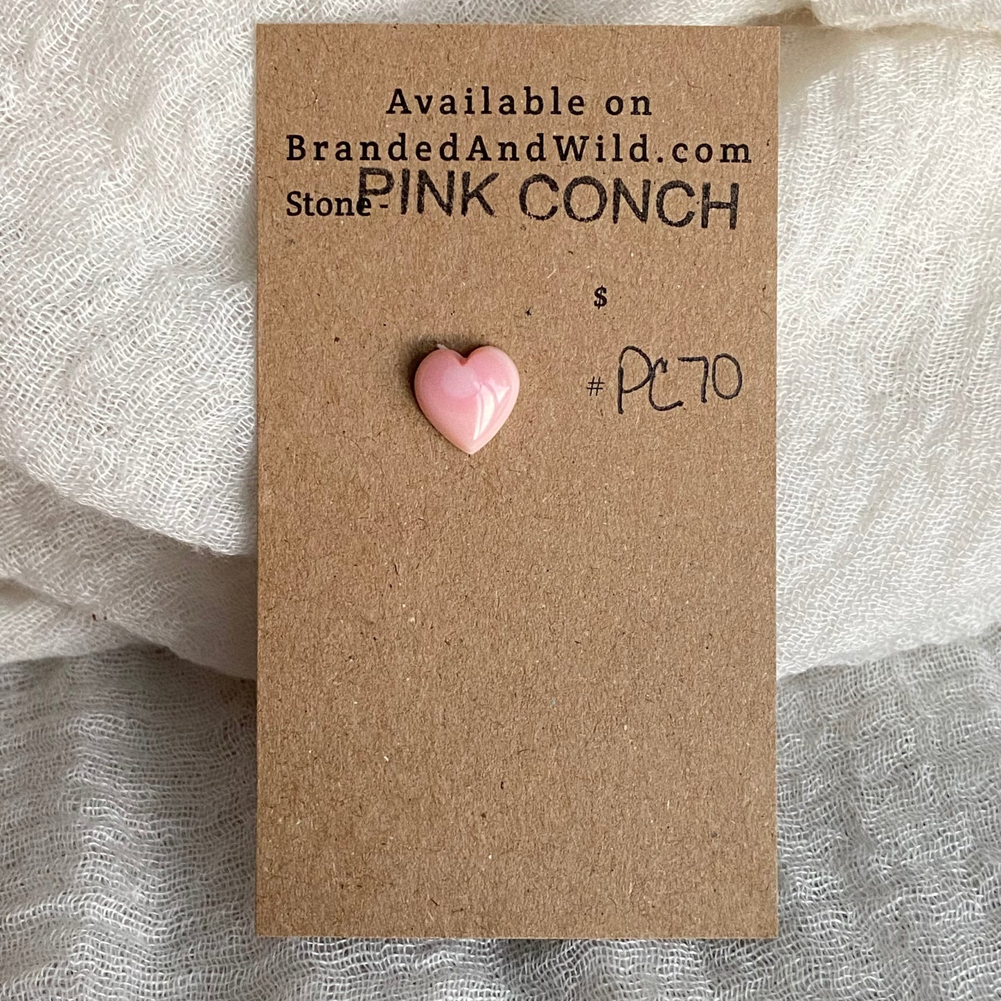 Pink Conch Cabochon - PC70