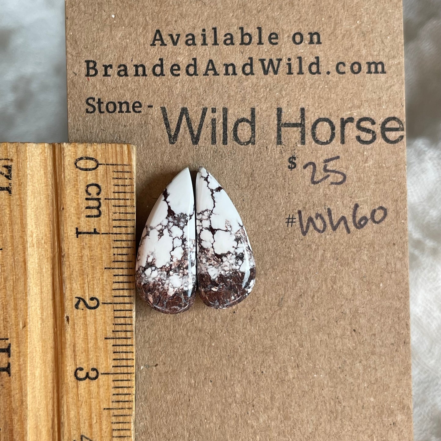 Wild Horse Cabochon - WH60 524567AB-FAAD-4F72-A3DA-39981602EF79 Brandedandwild.com