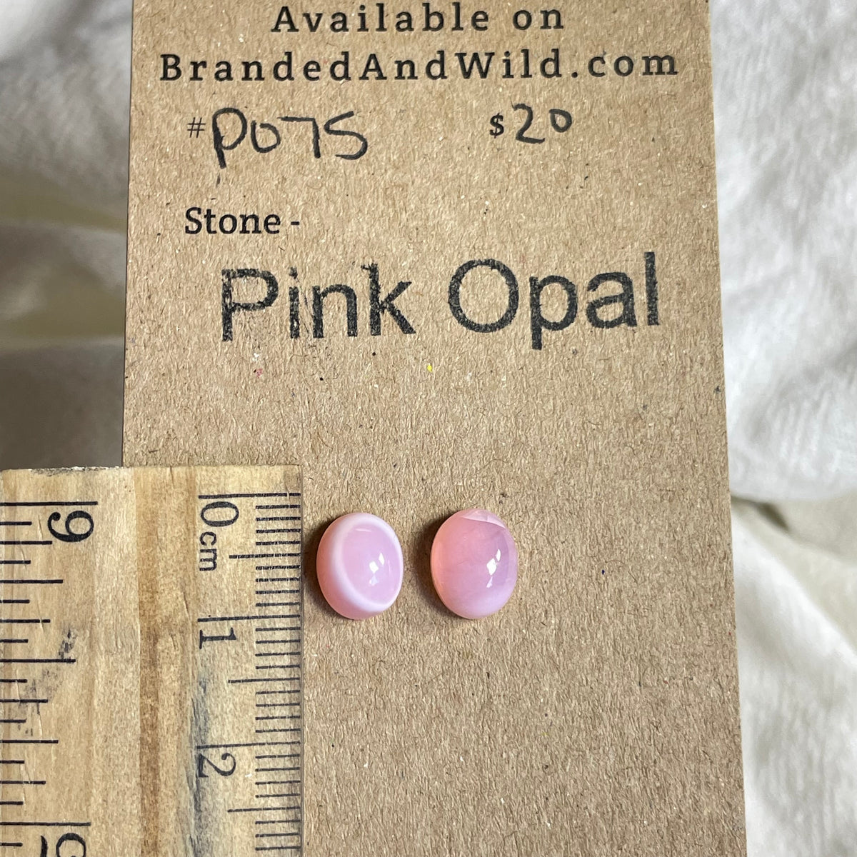 Pink Opal Cabochon - PO75 526EC61F-0A13-45FA-A005-1D07DA77FC44 Brandedandwild.com