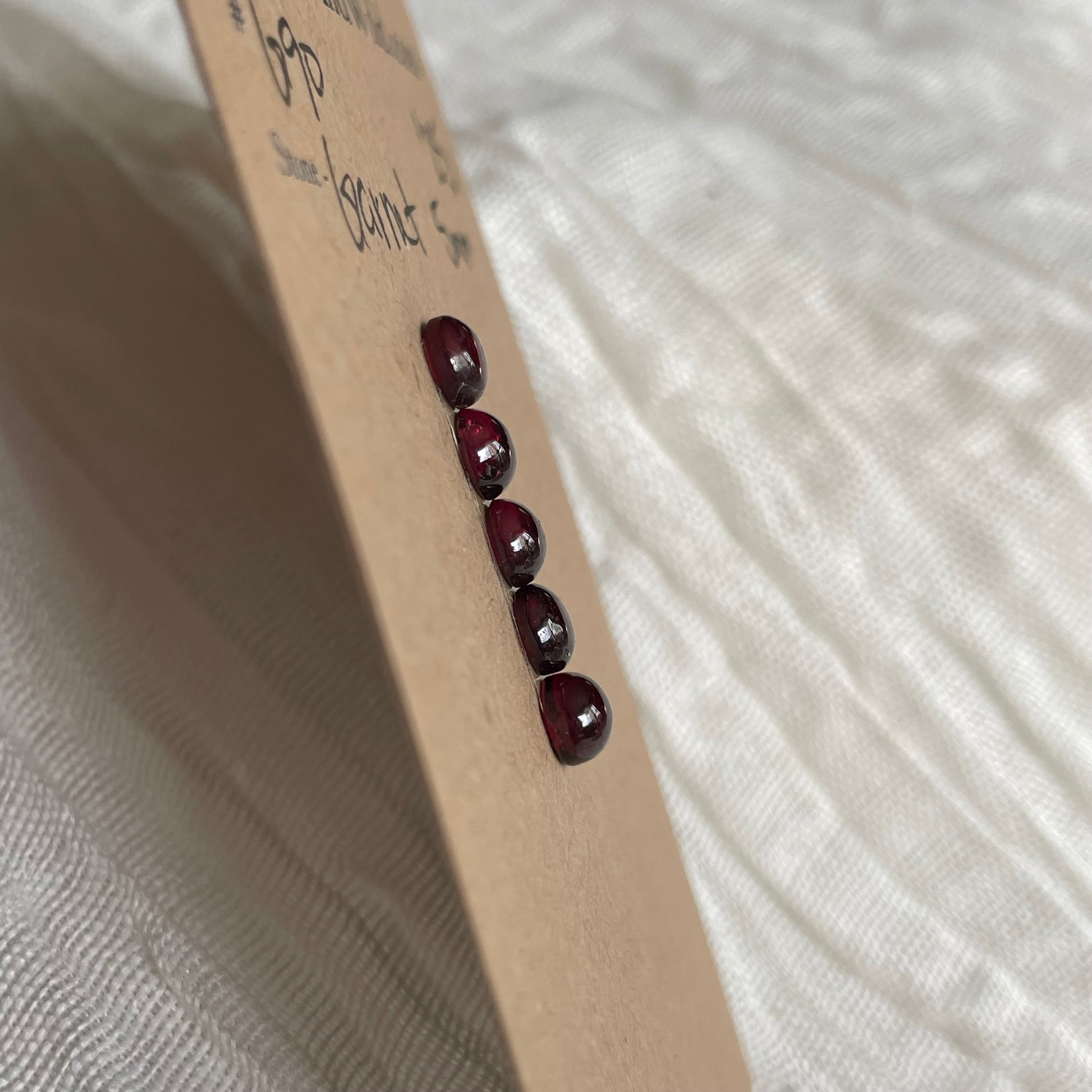 Garnet Cabochon - G90 5298DCE1-F03C-432E-BD61-B0F957EB1D8D Brandedandwild.com