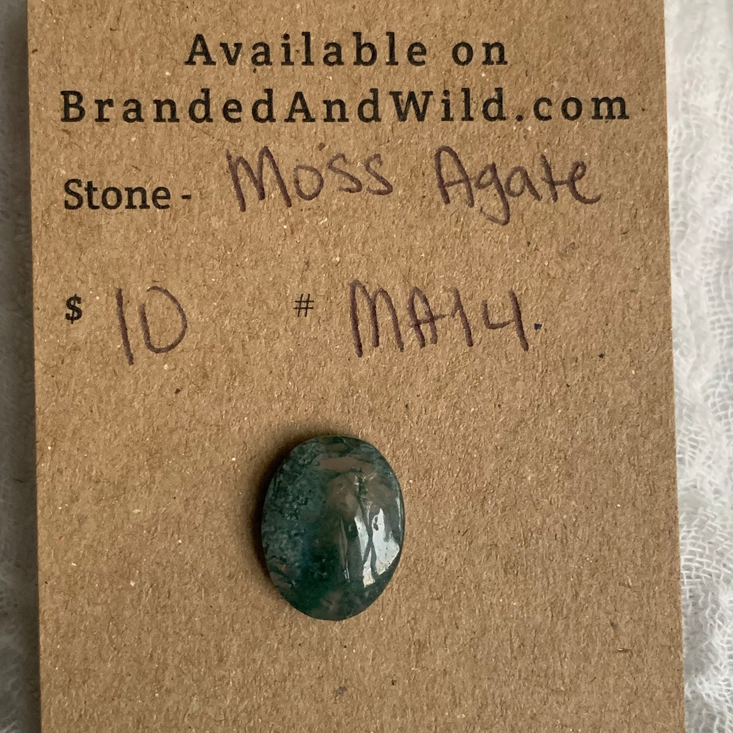 Moss Agate Cabochon- MA04