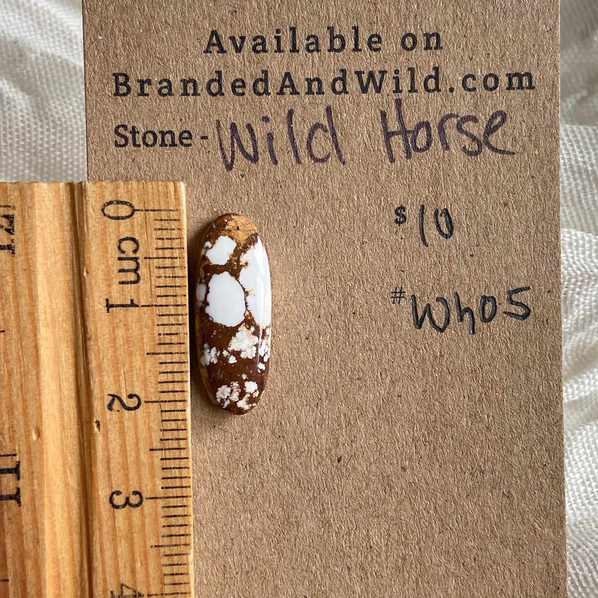 Wild Horse Cabochon - WH05 52D404DD-A4E7-40CF-A7B4-030422C2D509 Brandedandwild.com