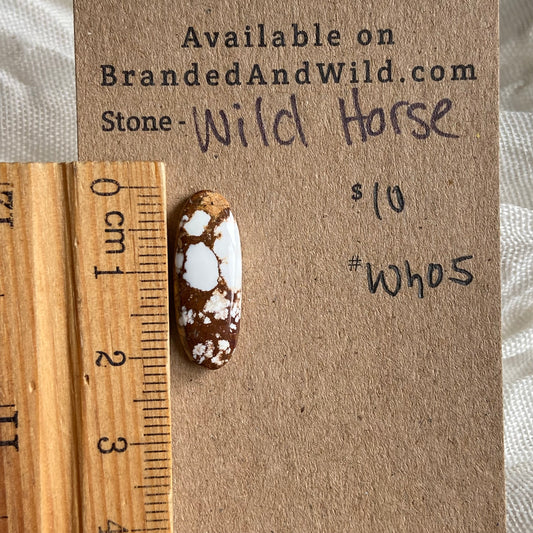 Wild Horse Cabochon - WH05 52D404DD-A4E7-40CF-A7B4-030422C2D509 Brandedandwild.com