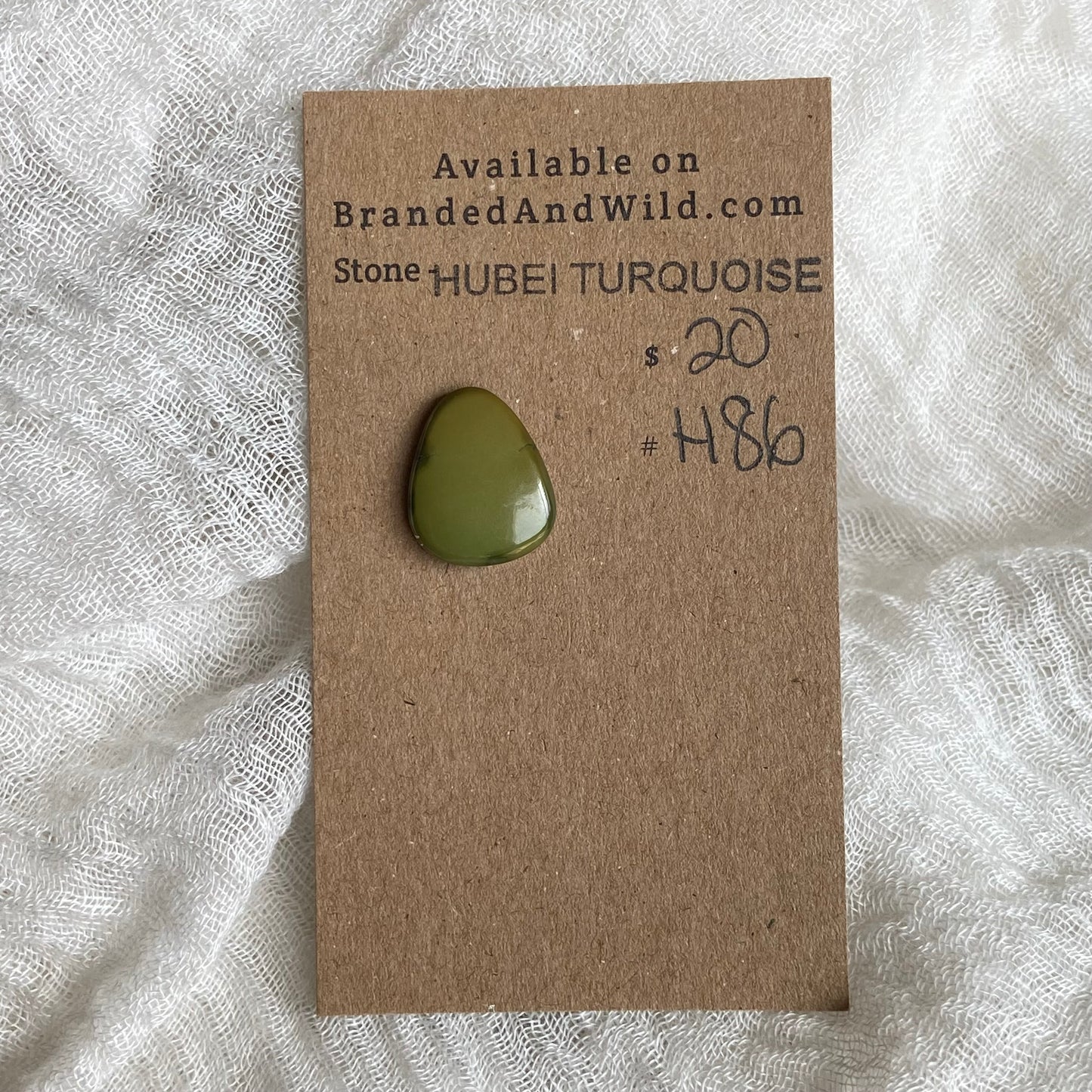 Hubei Turquoise Cabochon - H86 52D78D1A-DB2E-4E55-9CFB-F1B4A458B69A Brandedandwild.com