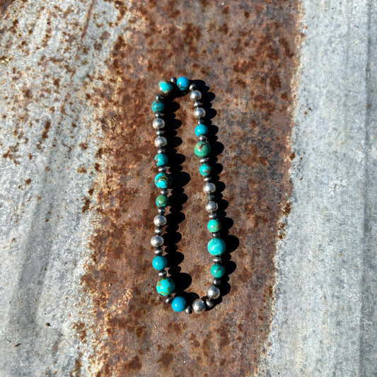 Turquoise Navajo Pearl Bracelet