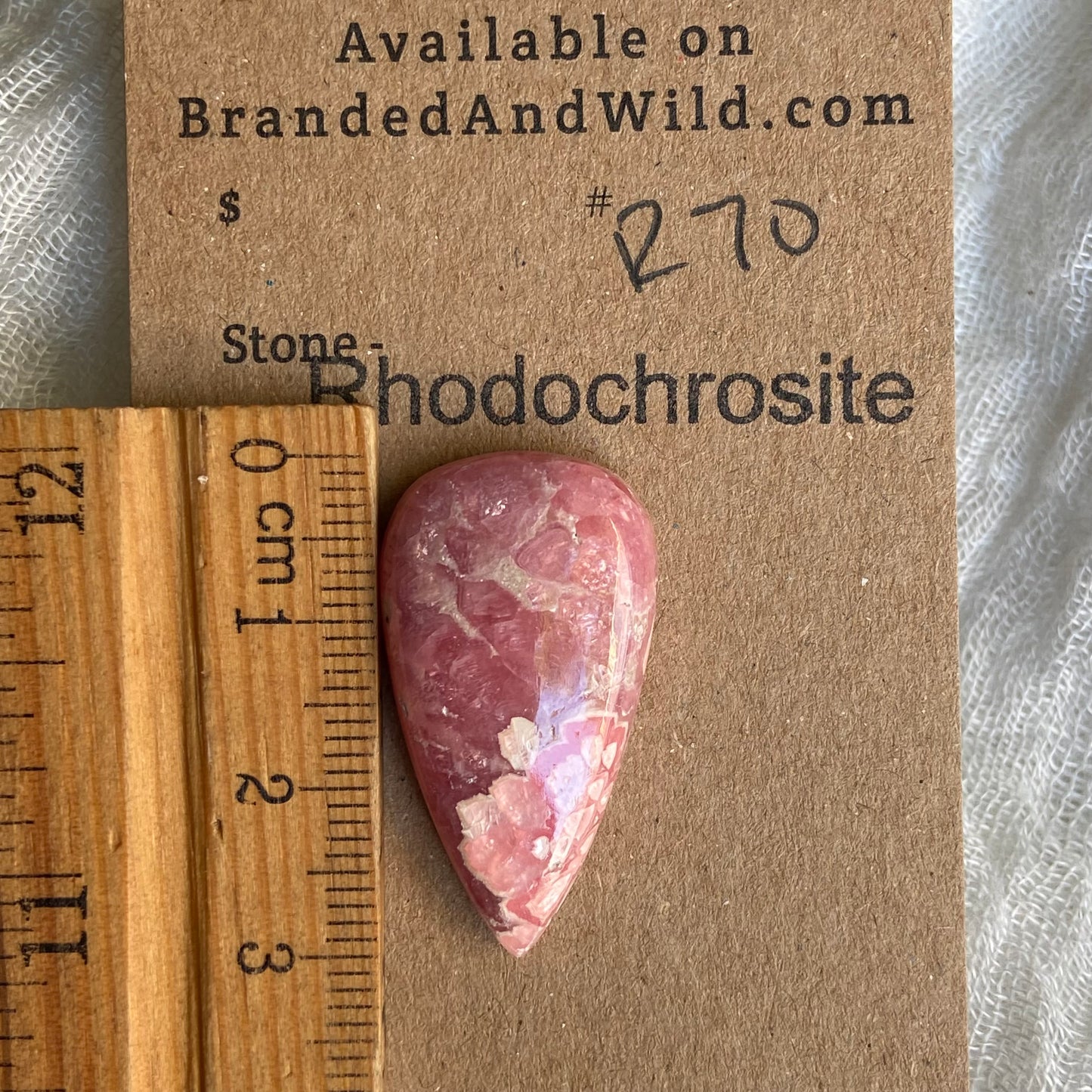 Rhodochrosite Cabochon - R70