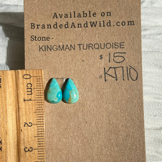 Kingman Turquoise Cabochon - KT110 532928D6-11A9-4131-A0E6-0521991D01A6 Brandedandwild.com