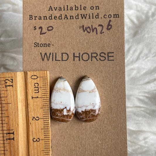 Wild Horse Cabochon - WH26 53414BD5-1E1A-4FF7-88A5-E778D6586DBB Brandedandwild.com