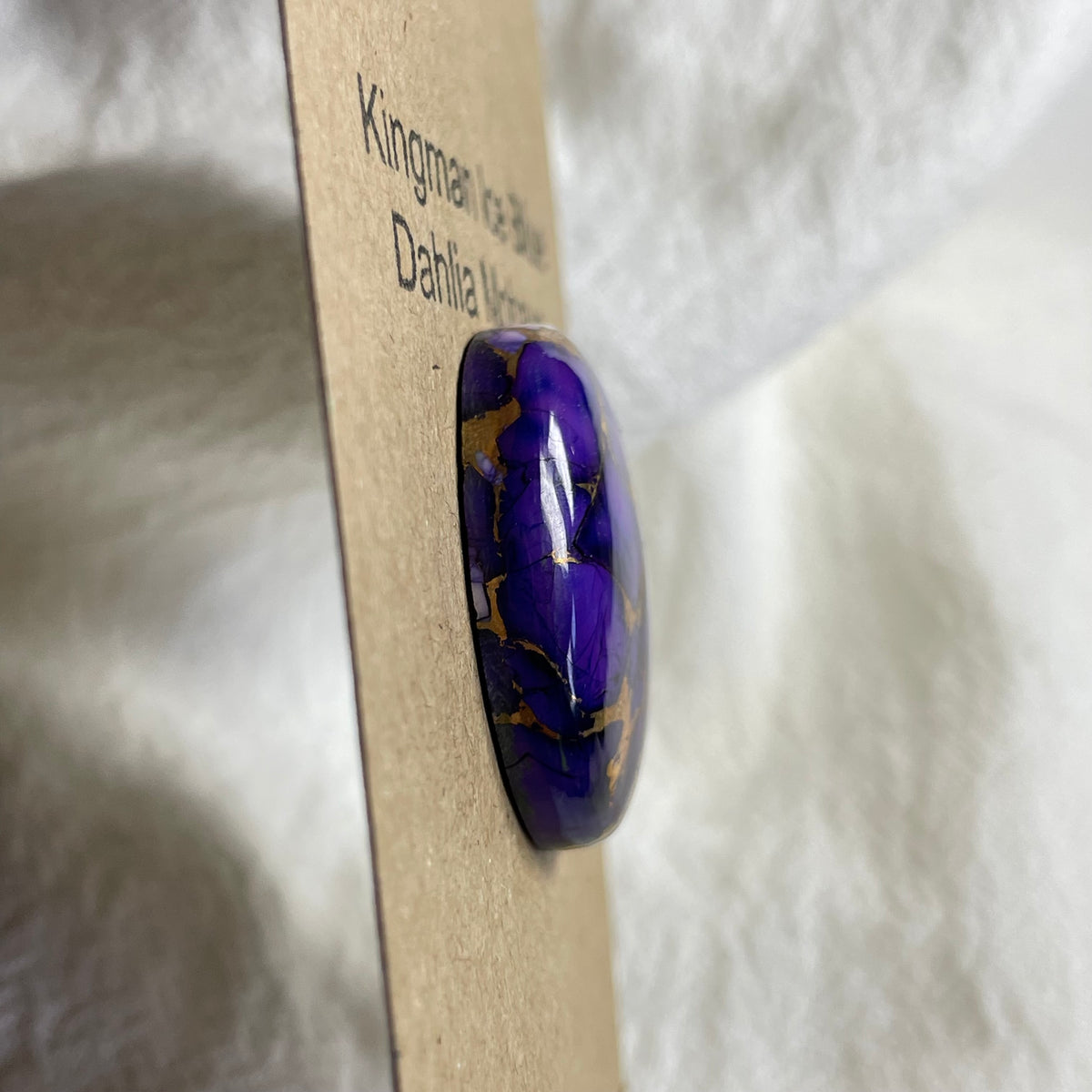 Kingman Ice Blue Dahlia Cabochon - KID69 5362601F-5F55-42C2-98FB-1BBAFF9B9338 Brandedandwild.com
