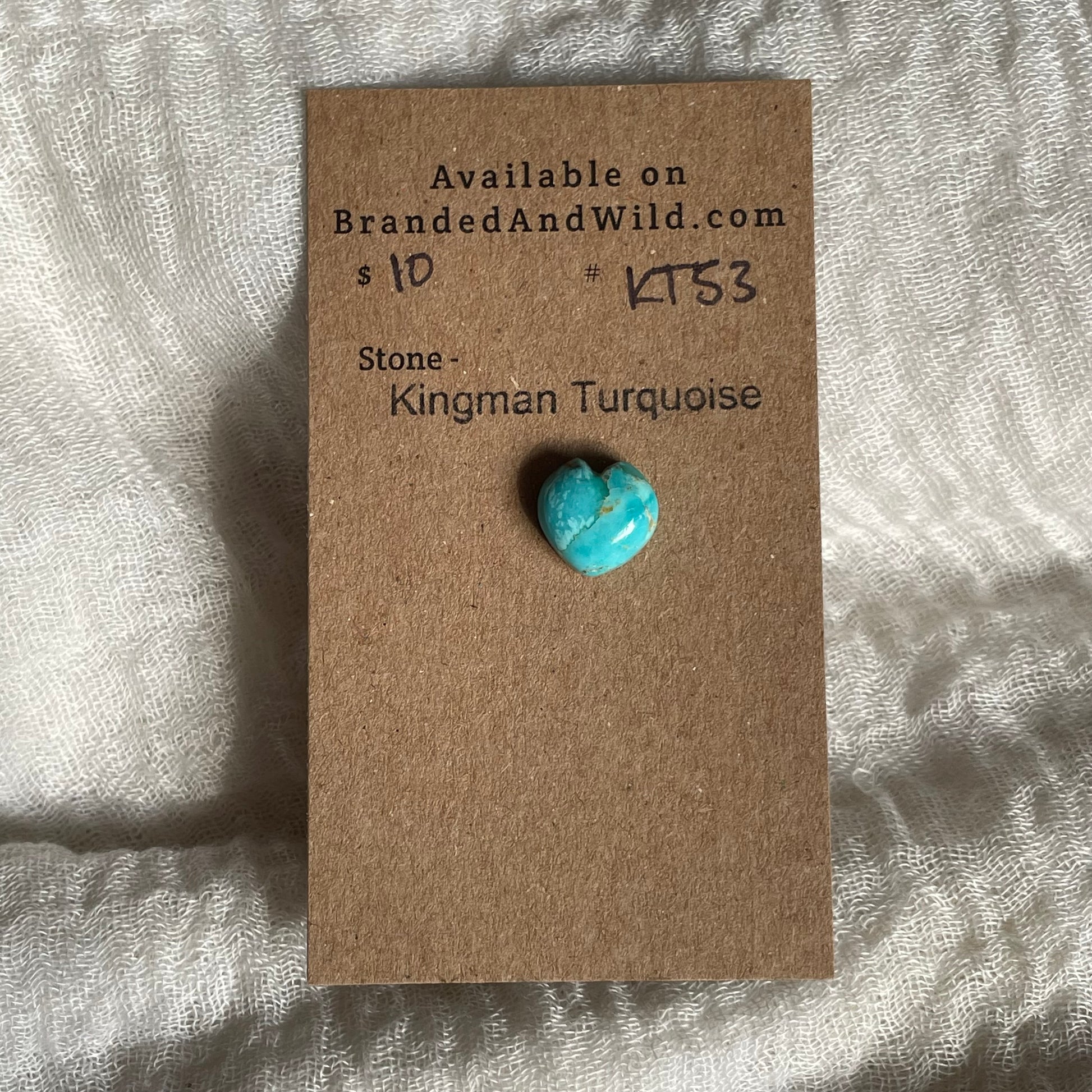 Kingman Turquoise Cabochon - KT53 536B920F-5E92-424E-A8C9-D5AB3518D748 Brandedandwild.com