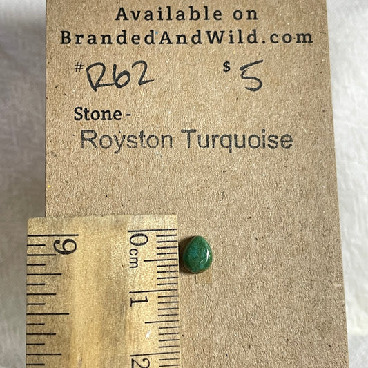 Royston Turquoise Cabochon - RR62 53897F73-7B12-49A6-BC3E-1115B4A8B0F4 Brandedandwild.com