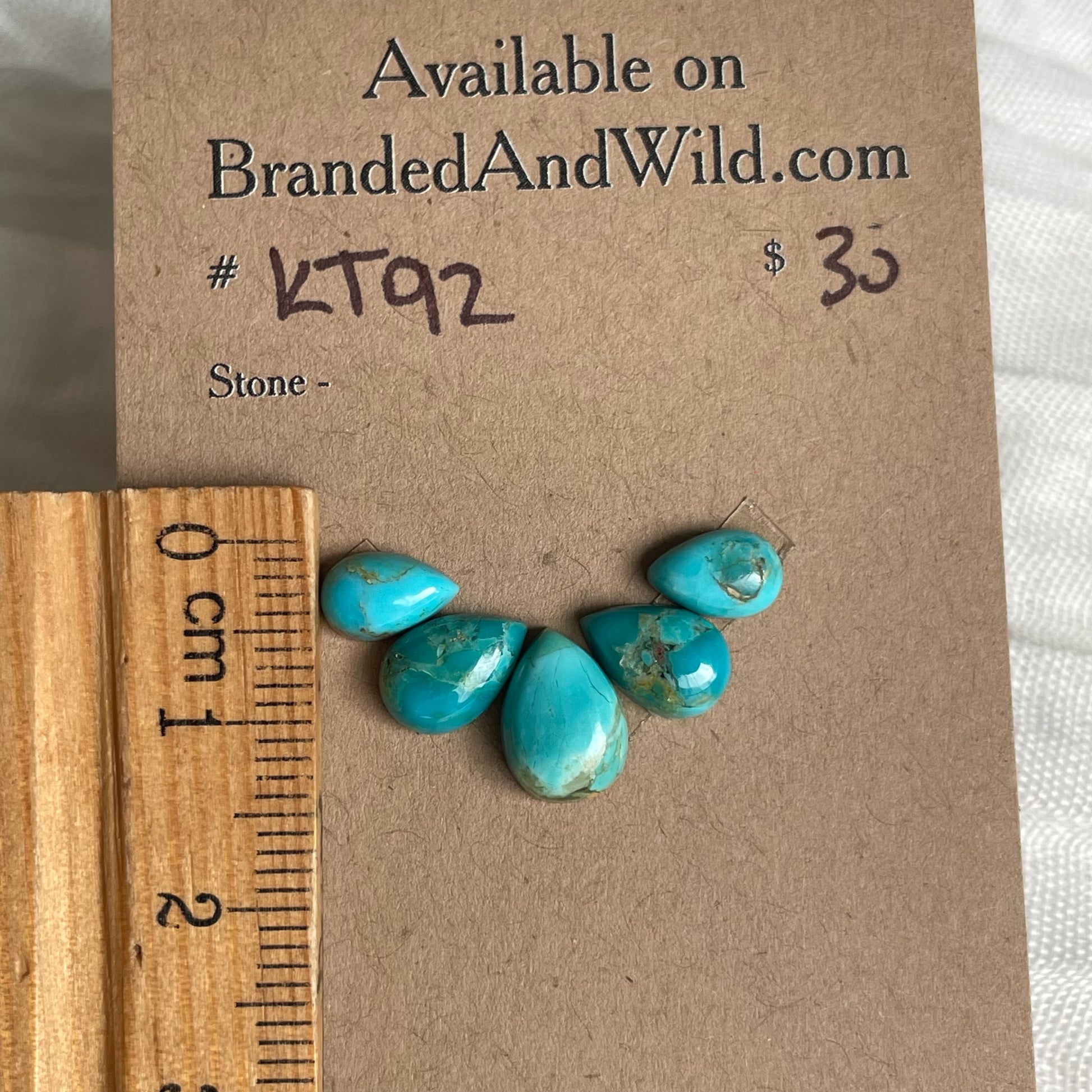 Kingman Turquoise Cabochon - KT92 53A4F916-700F-496B-BF10-FB849022885B Brandedandwild.com