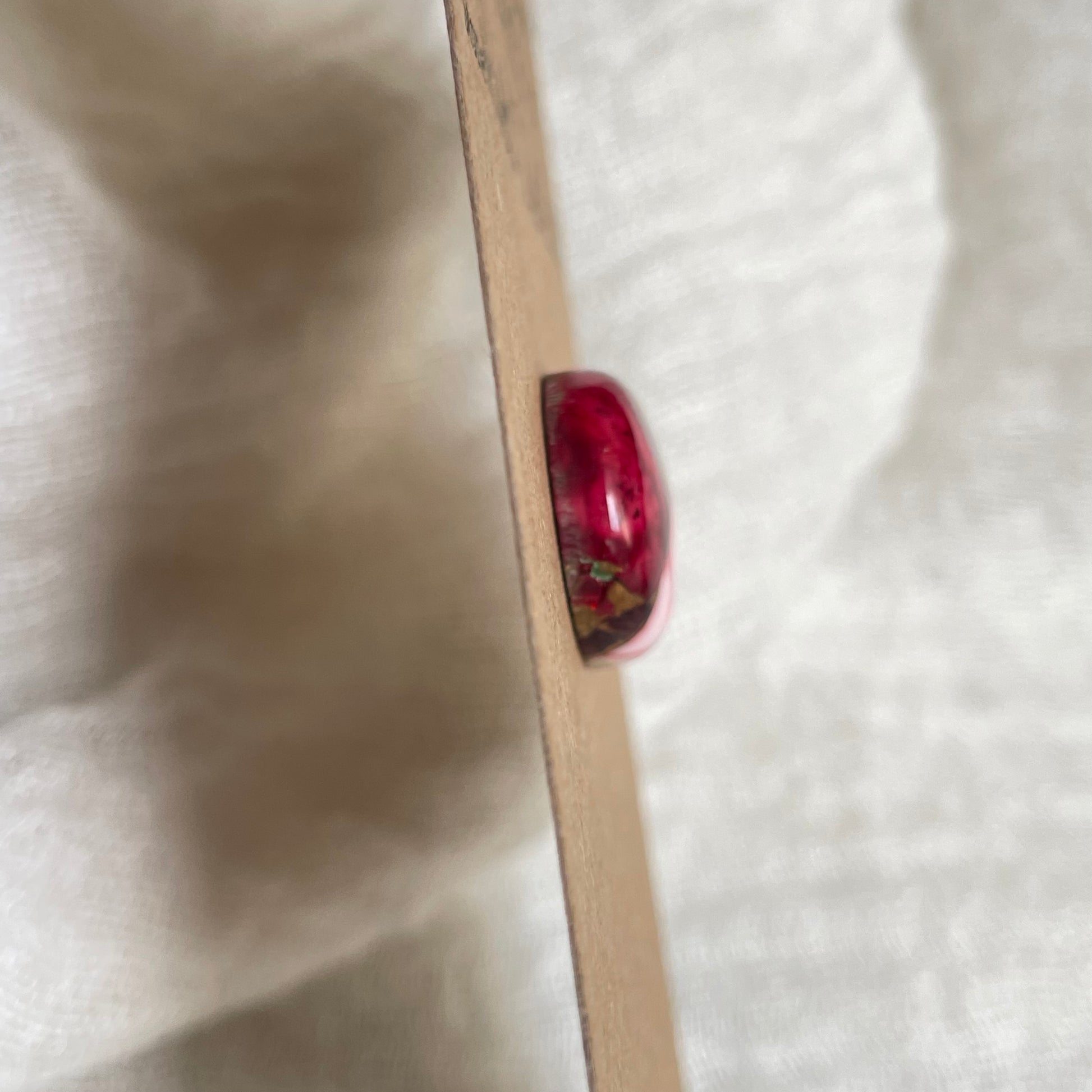 Red Dahlia Cabochon - RD16 53CAD32B-D78C-4307-A1D4-24112479440D Brandedandwild.com