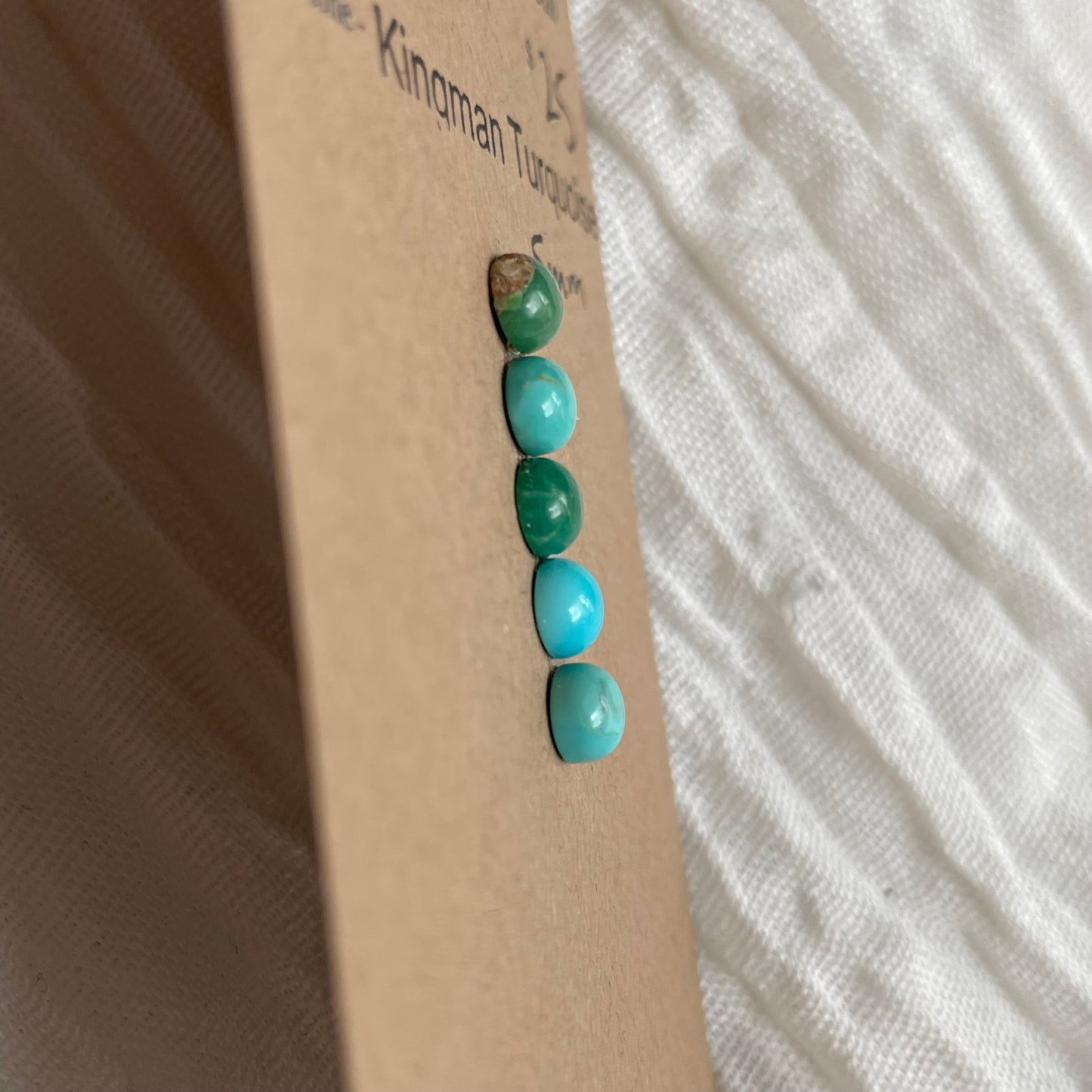 Kingman Turquoise Cabochon - KT33 53CEC768-8CC3-470A-B075-5BB7869FAD25 Brandedandwild.com
