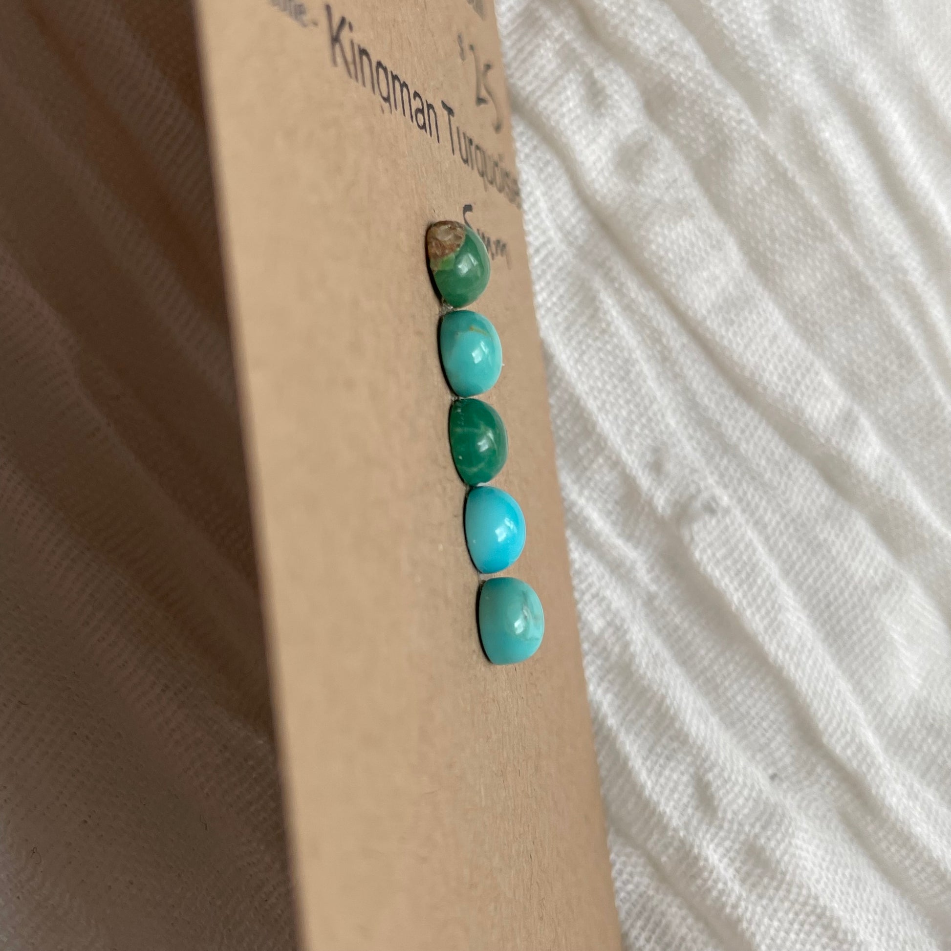 Kingman Turquoise Cabochon - KT33 53CEC768-8CC3-470A-B075-5BB7869FAD25 Brandedandwild.com