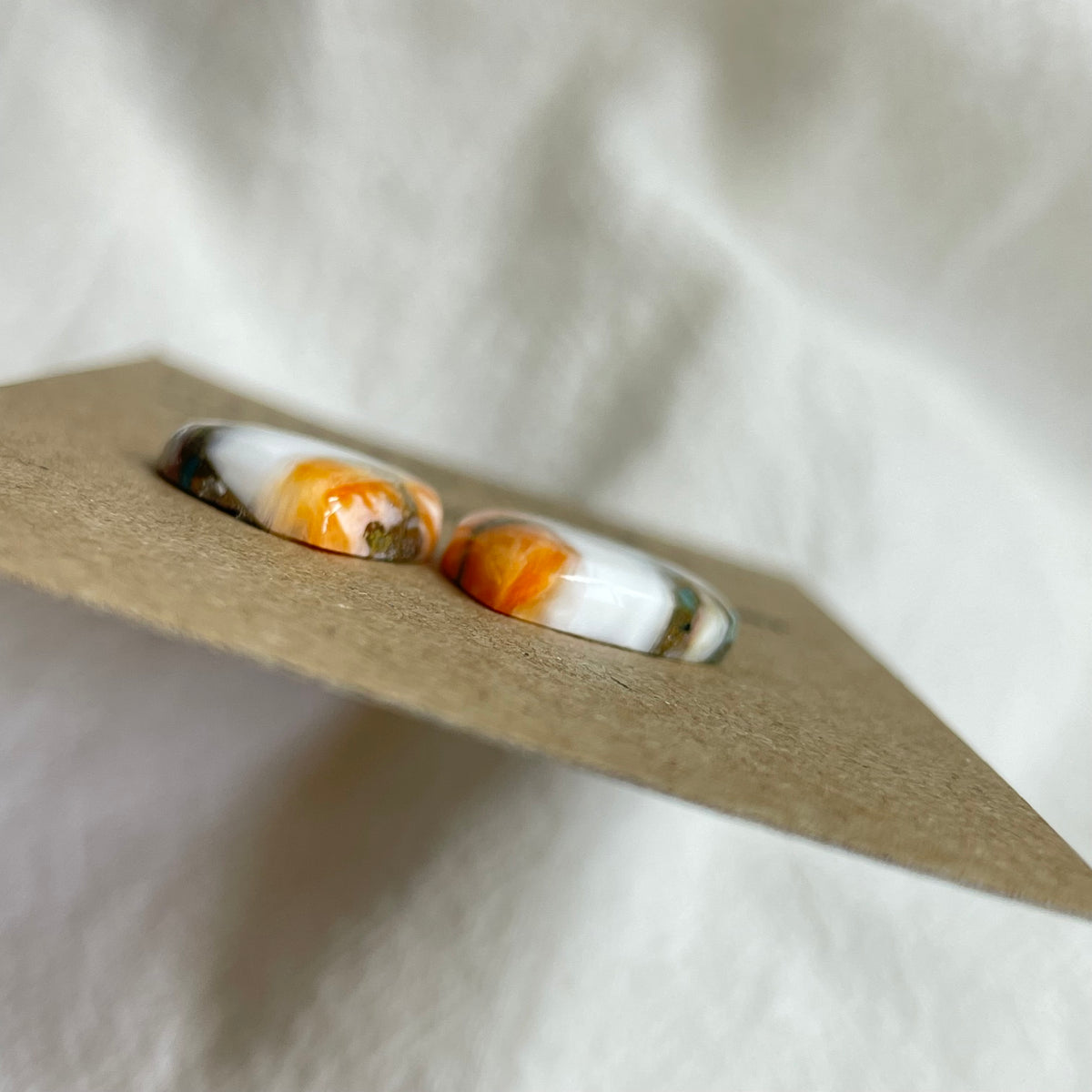 Turquoise, Oyster Shell, Copper Cabochon - TOC18