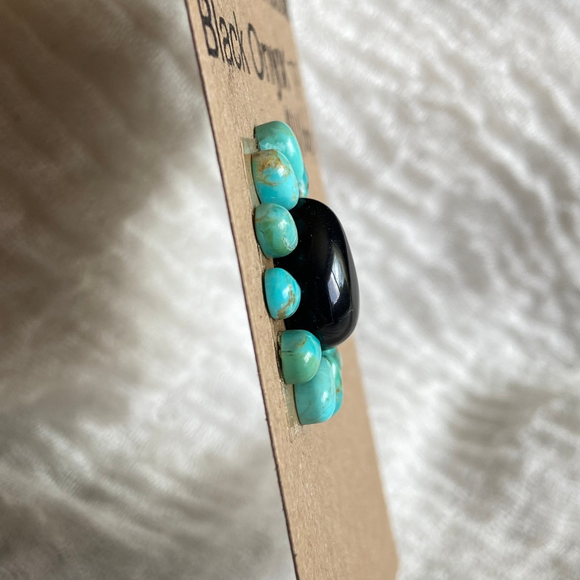 Kingman / Black Onyx Cabochon - Mix166 53FBDB38-F442-4913-B27C-9570DD06571D Brandedandwild.com
