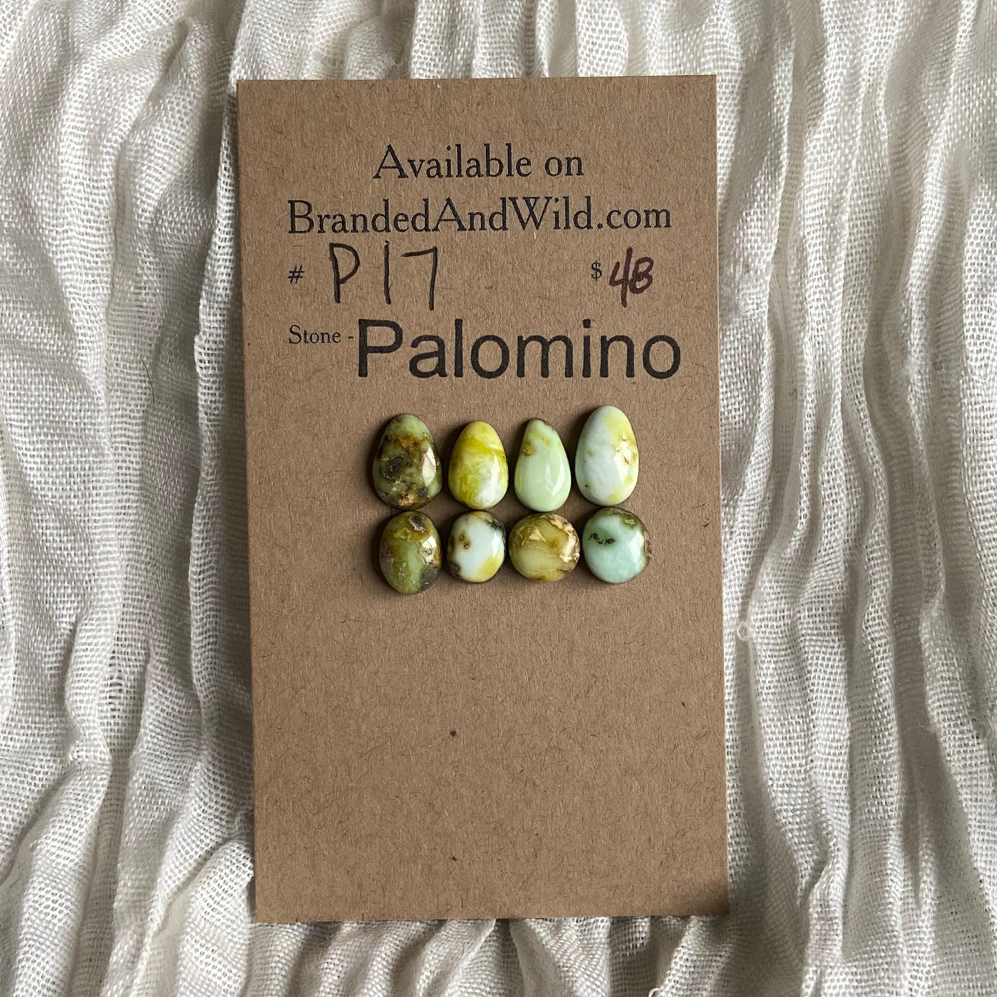 Palomino Cabochon - P17 5404E375-8E8C-40C3-B3B6-BD33A7204E8A Brandedandwild.com