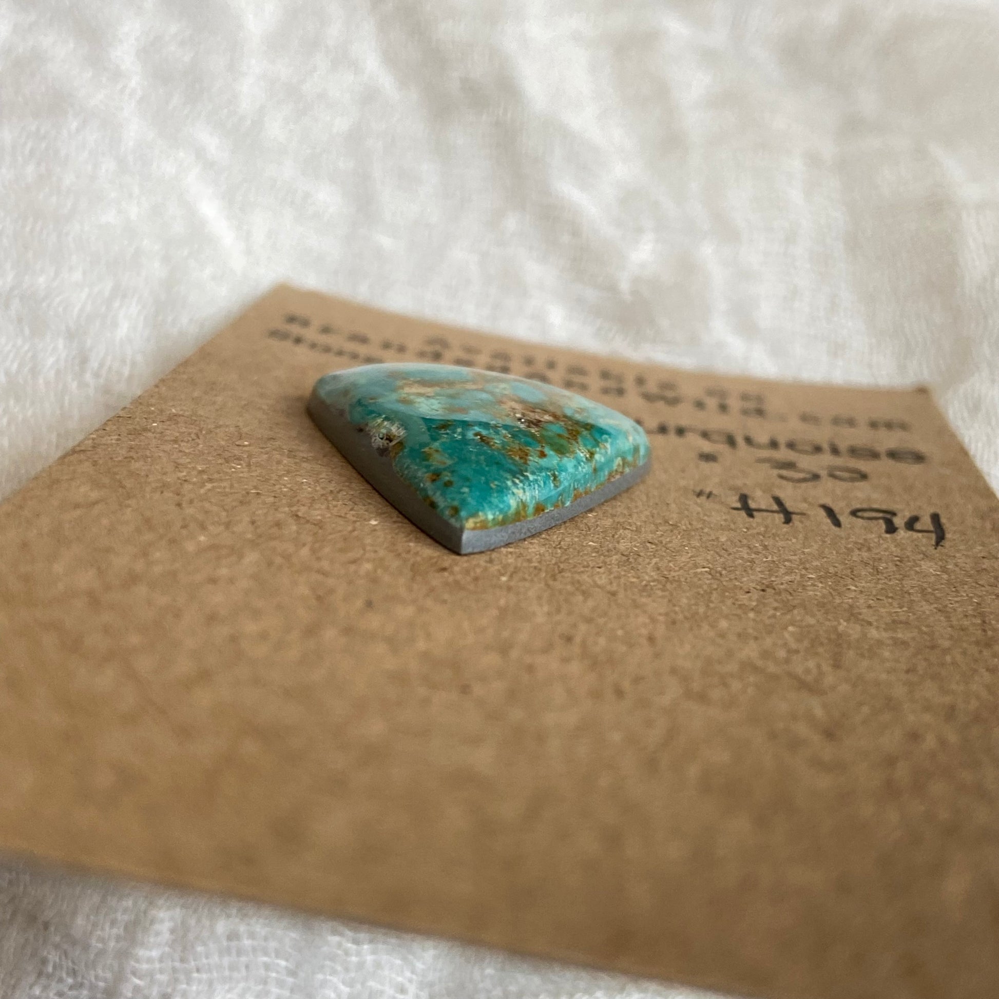 Hubei Turquoise Cabochon - H194 54057DDC-966D-4776-ABCC-D9E3F94B1347 Brandedandwild.com
