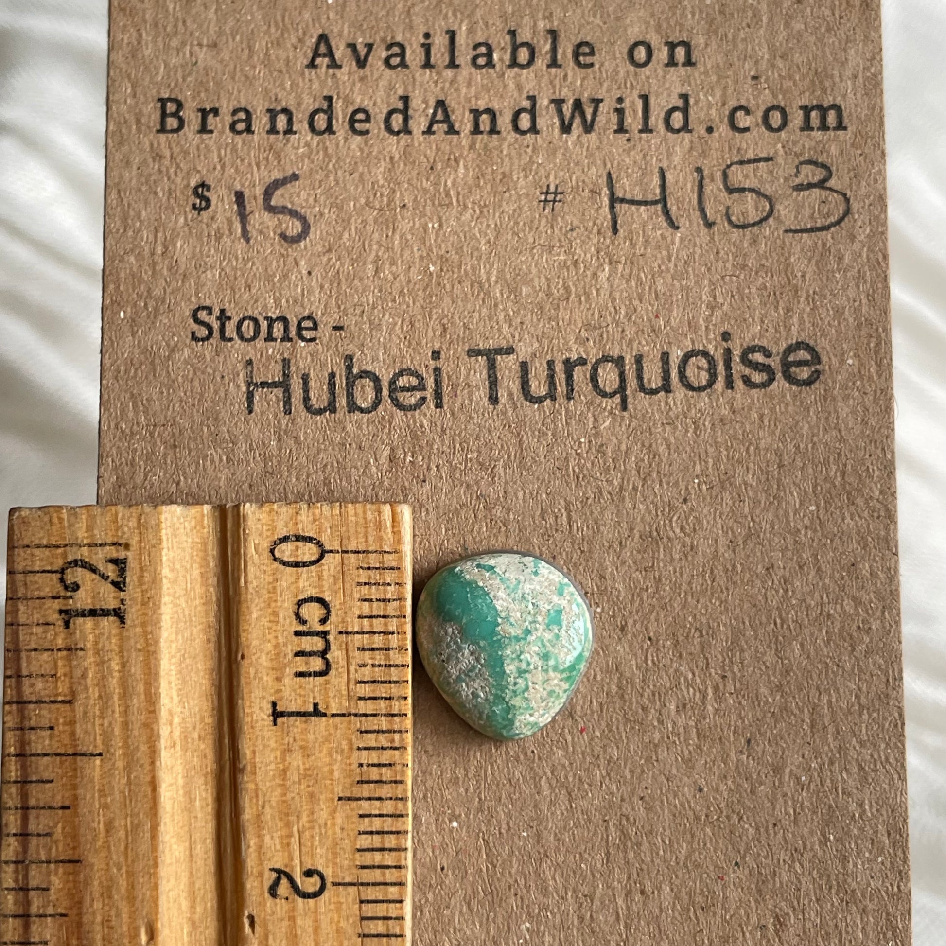 Hubei Turquoise Cabochon - H153 5409EA0B-E115-4696-B62B-F96839595957 Brandedandwild.com
