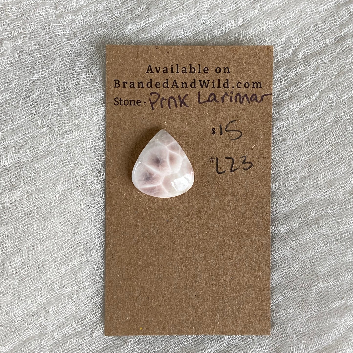 Pink Larimar Cabochon - PL23