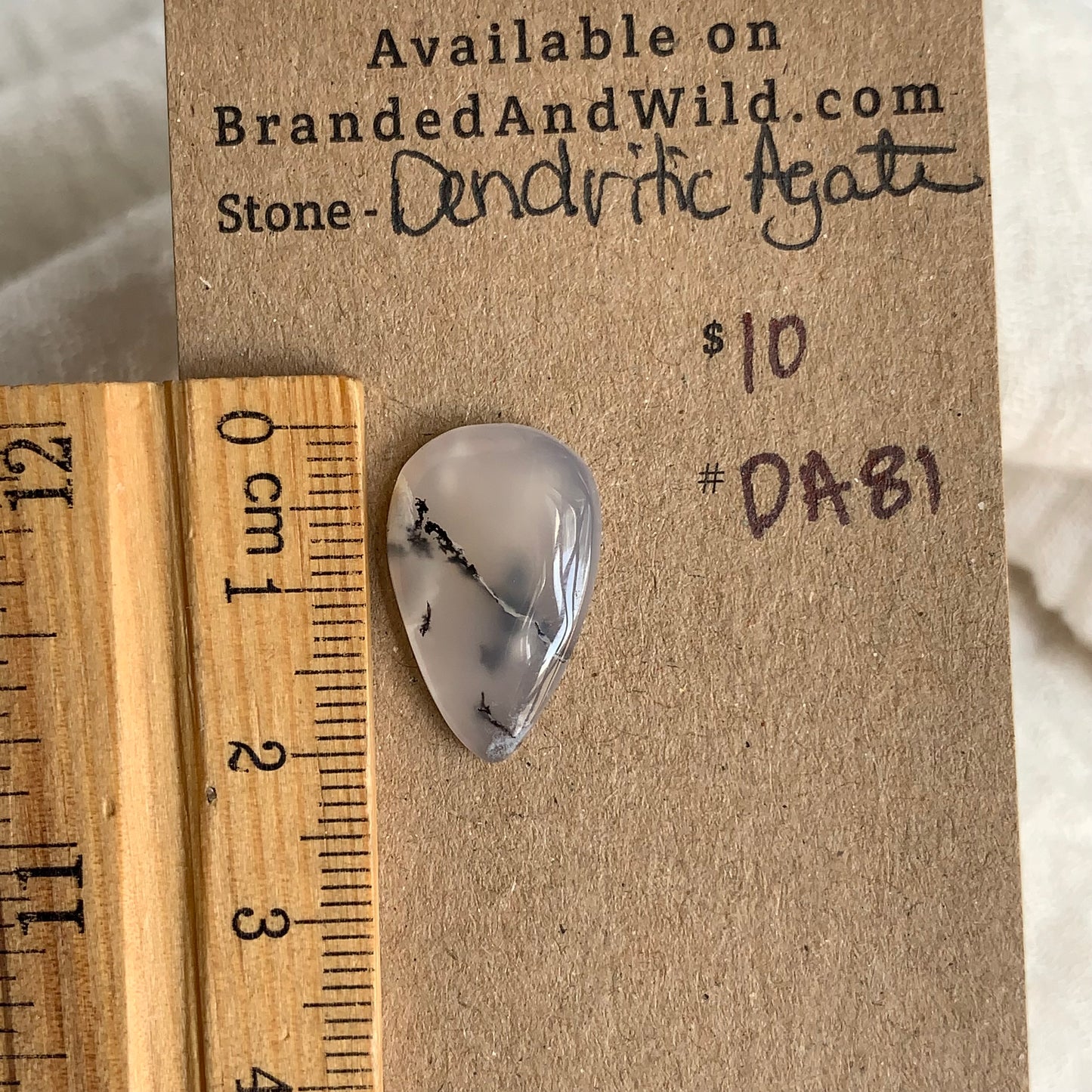 Dendritic Agate Cabochon - DA81