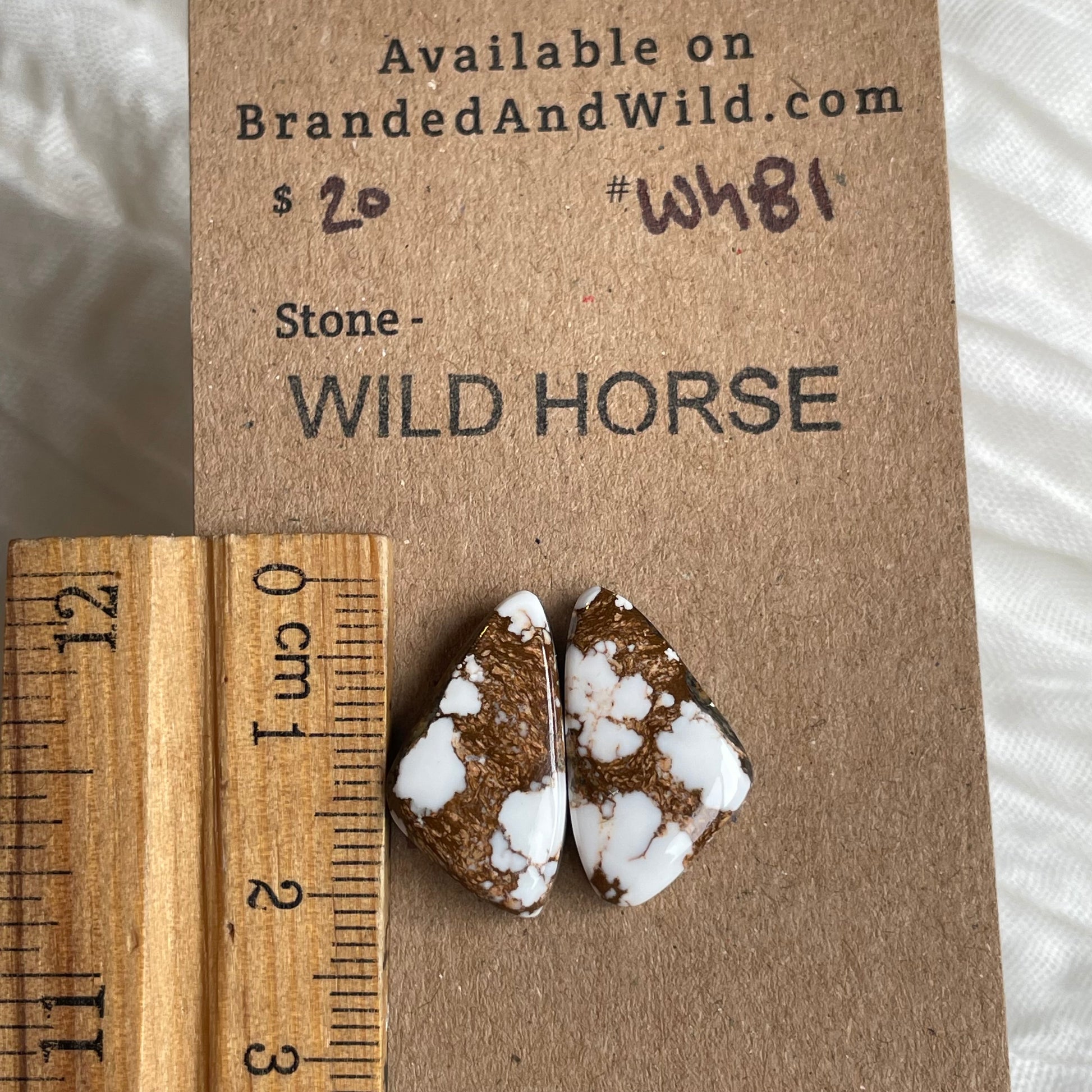 Wild Horse Cabochon - WH81 54297CE2-8392-474A-B5B4-A4873B12AE4F Brandedandwild.com